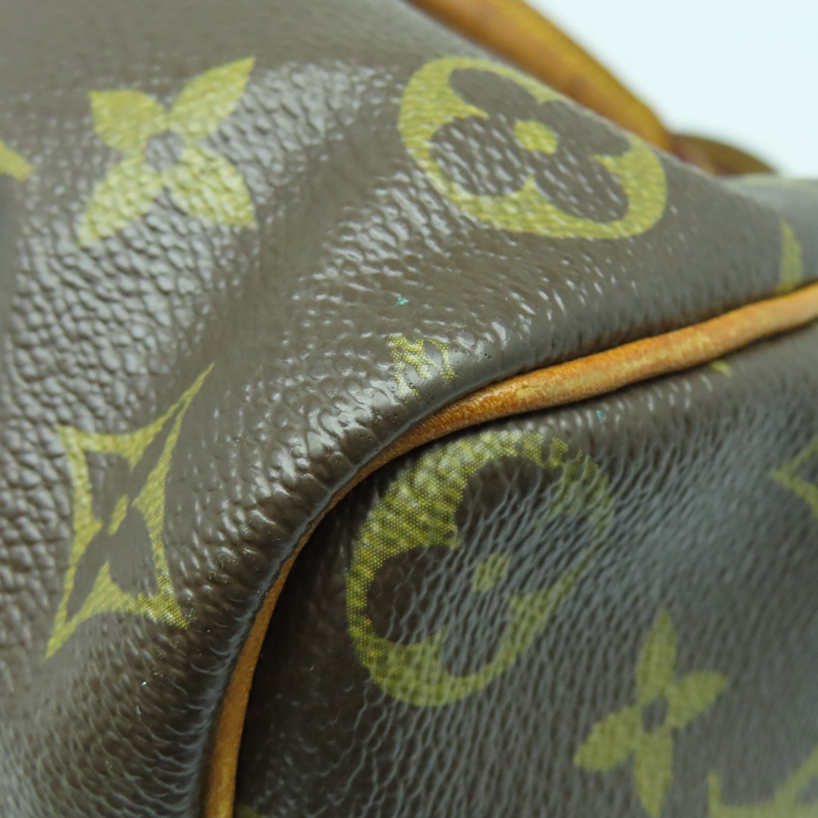 LOUIS VUITTON Monogram Speedy 35金扣手挽袋啡色