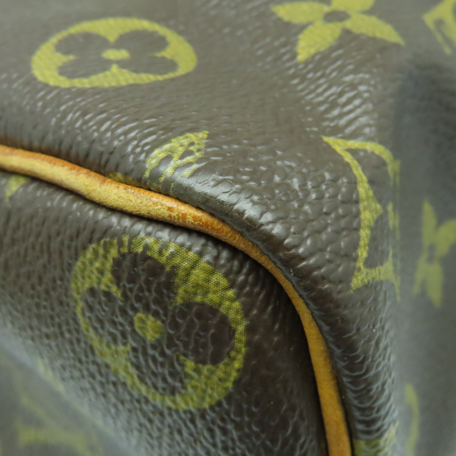 LOUIS VUITTON Monogram Speedy 35金扣手挽袋啡色