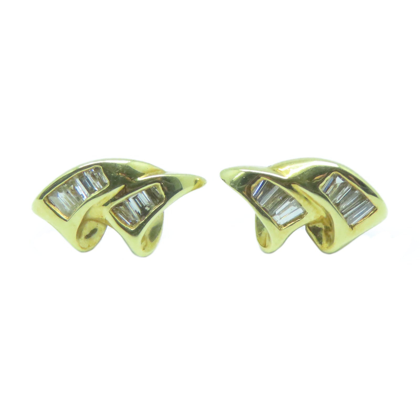 JEWELRY 18K黃金Diamond Earrings 0.15ct鑽石耳環