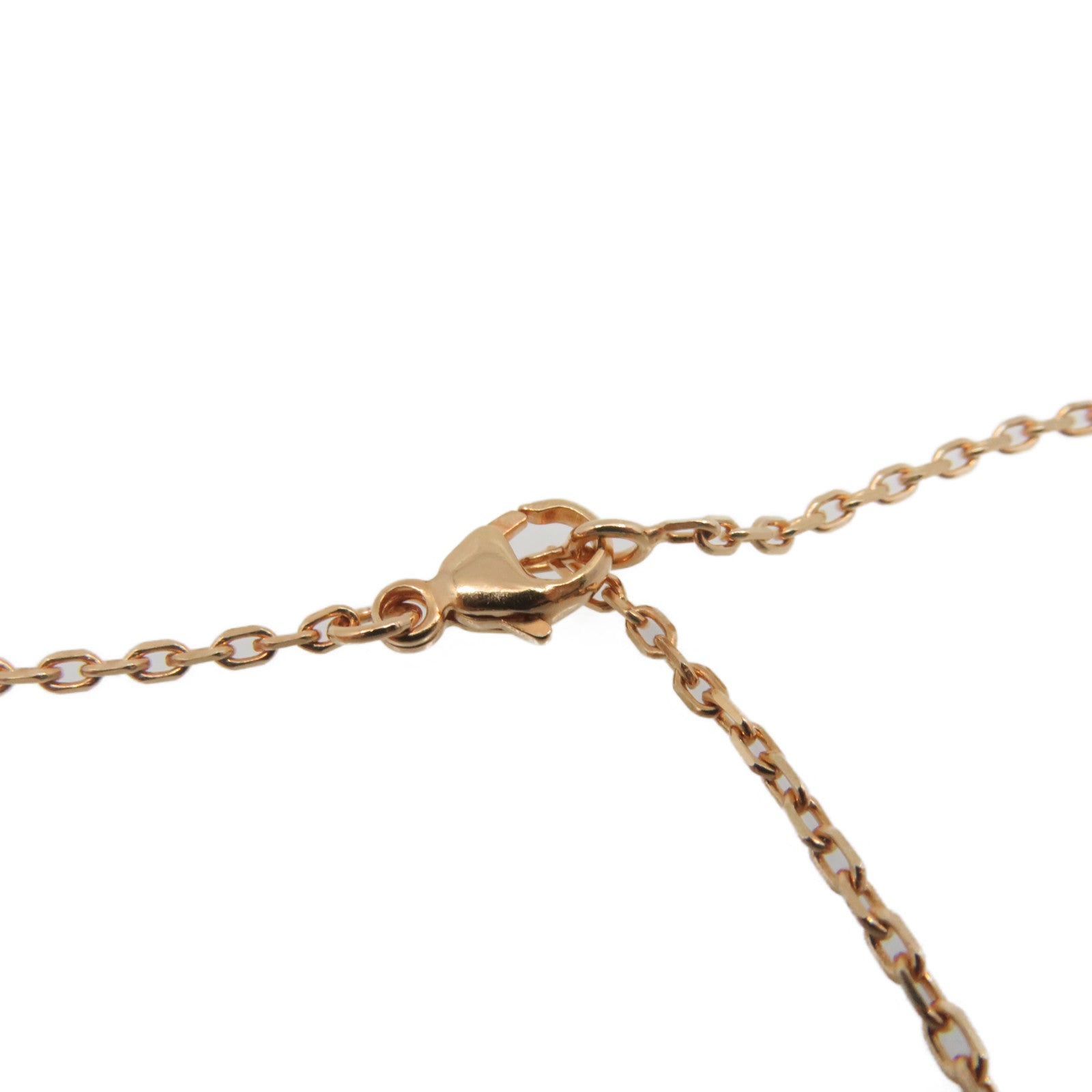HERMES 金屬/Swift皮革O'Kelly Pendant Necklace項鏈白色