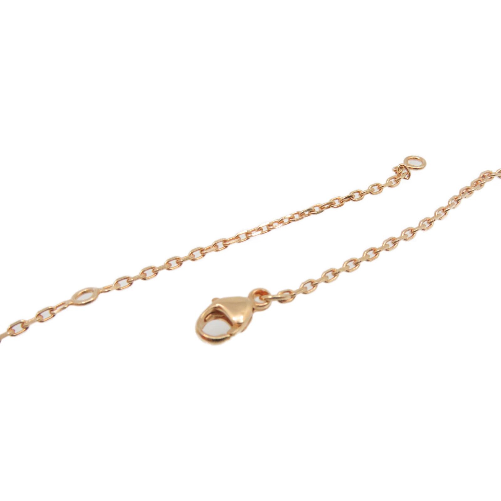 HERMES 金屬/Swift皮革O'Kelly Pendant Necklace項鏈白色