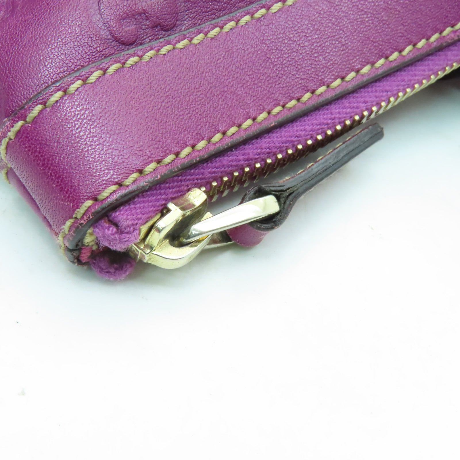 GUCCI 牛皮皮革Shoulder Bag金扣肩背袋紫色