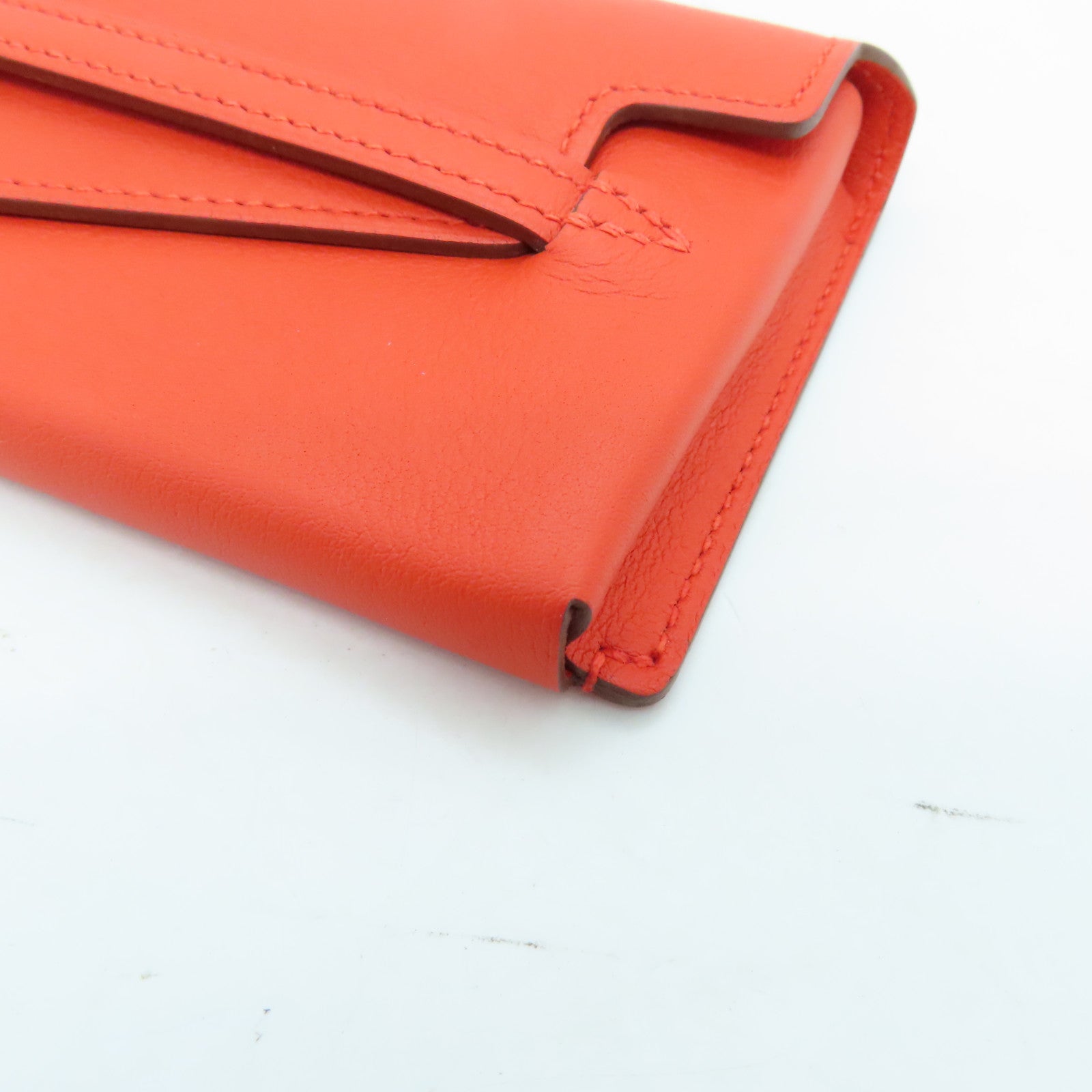 HERMES Swift皮革Smart Case手機袋紅色