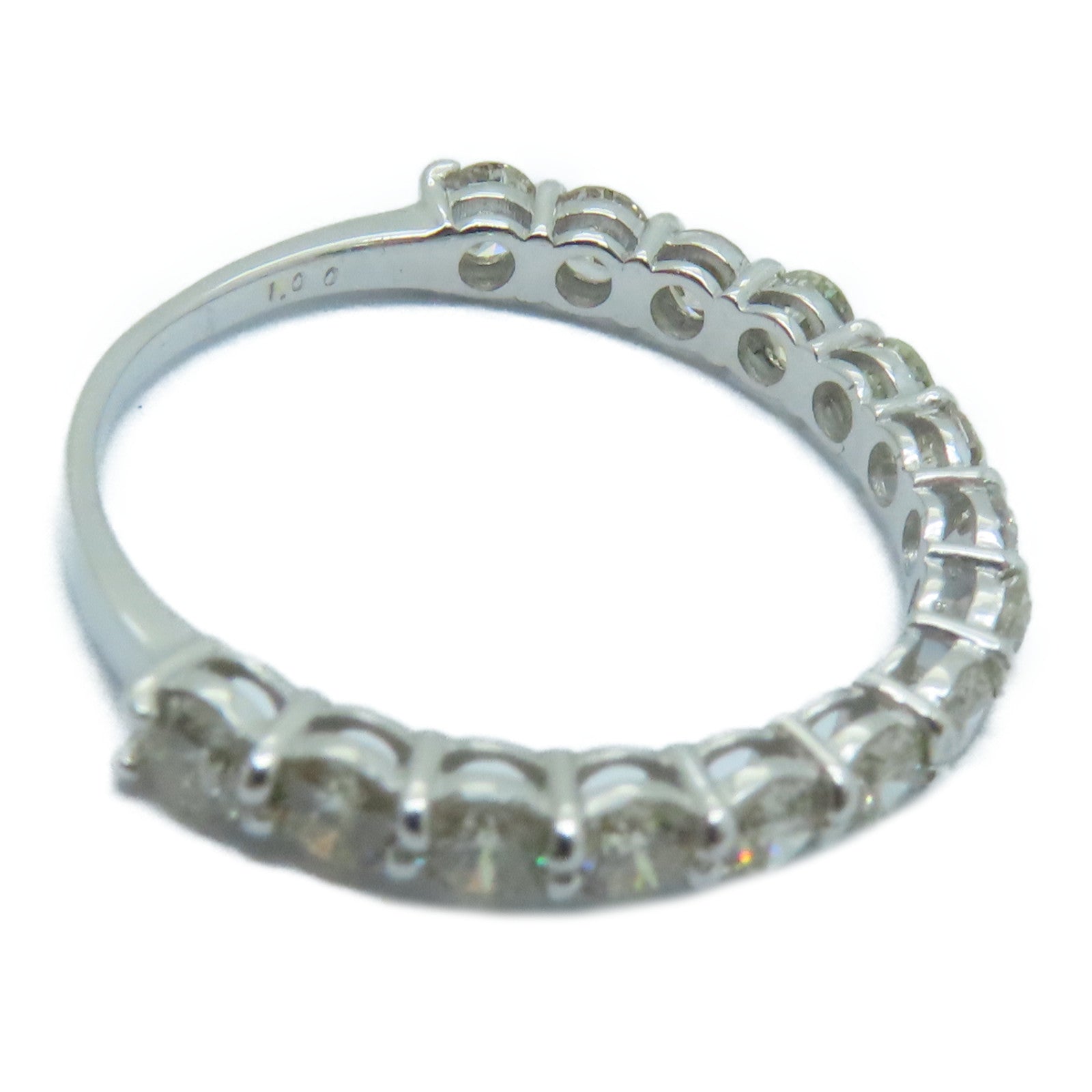 JEWELRY 【激減優惠】18K白金Diamond Ring 1.0ct鑽石戒指US#6.75