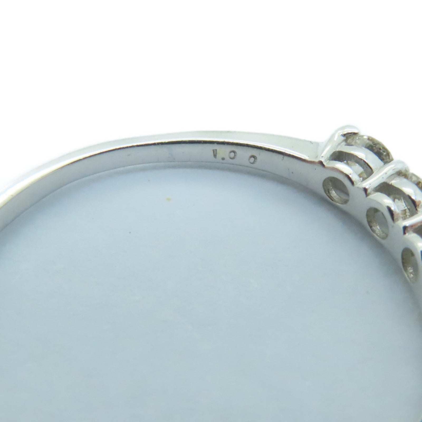 JEWELRY 【激減優惠】18K白金Diamond Ring 1.0ct鑽石戒指US#6.75