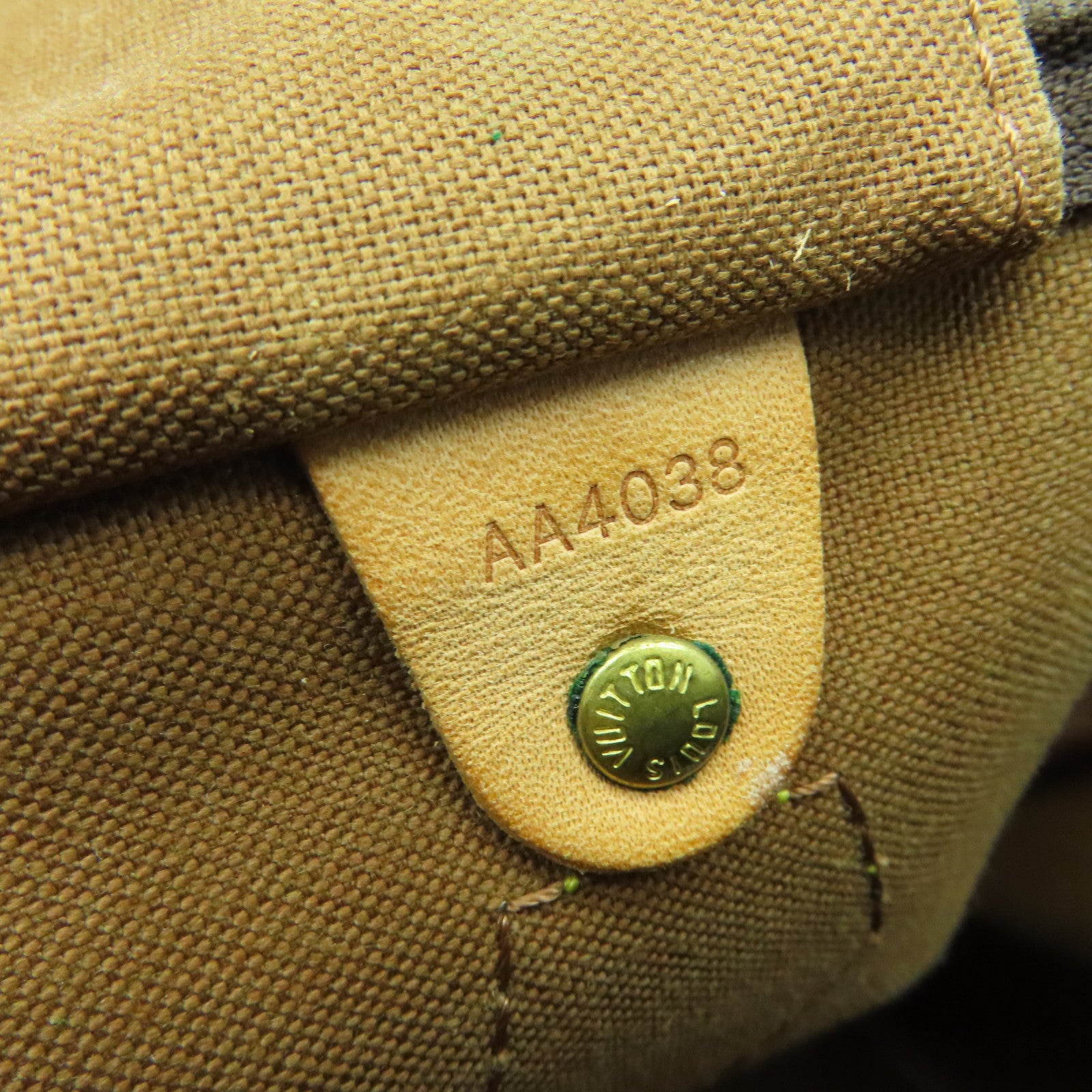LOUIS VUITTON Monogram Speedy 35金扣手挽袋啡色