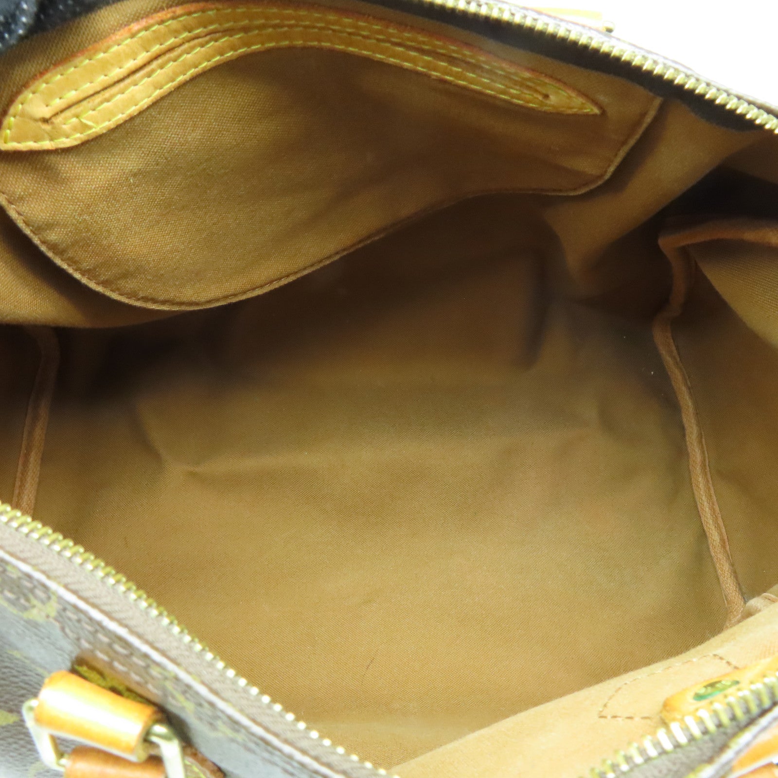 LOUIS VUITTON Monogram Speedy 35金扣手挽袋啡色