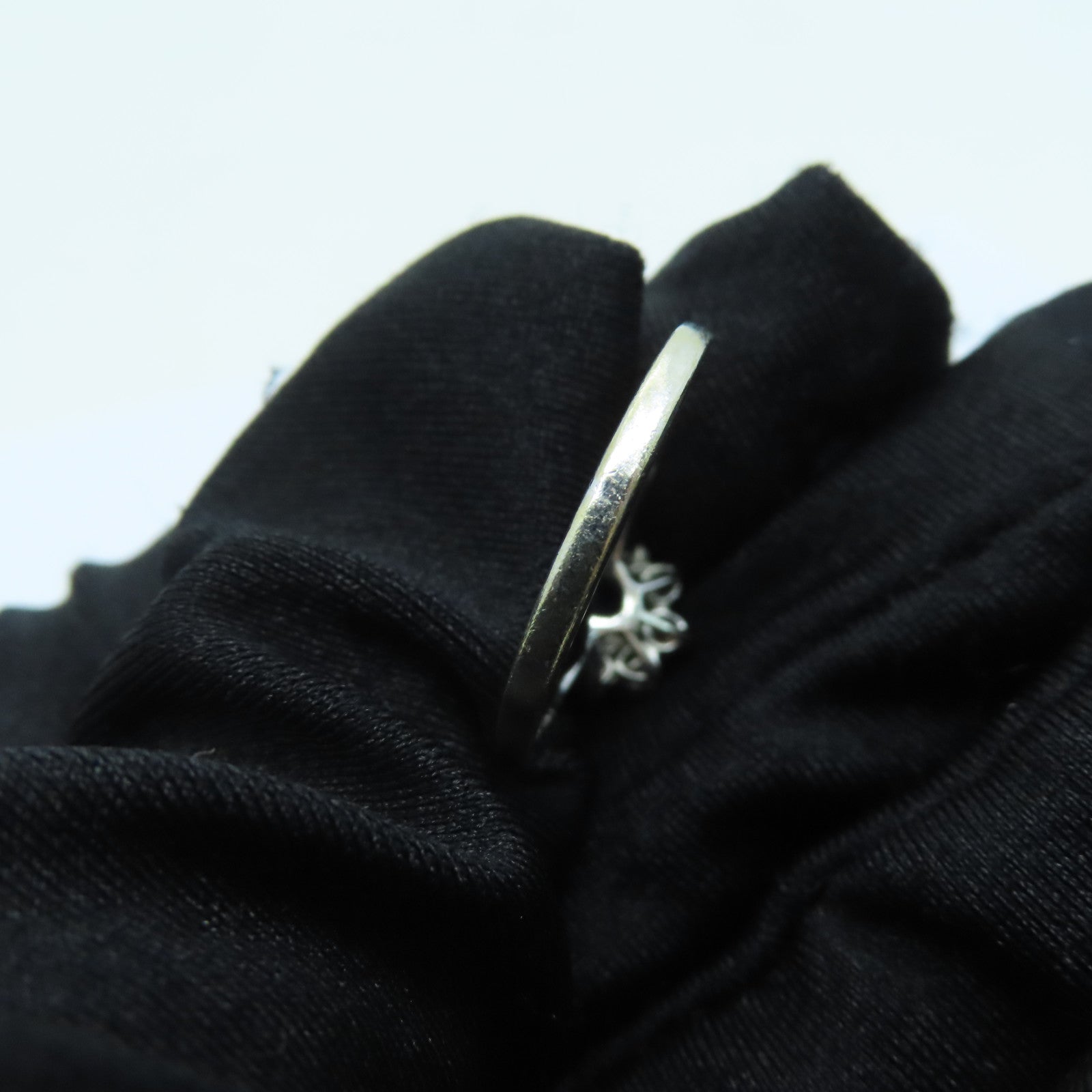 JEWELRY 【激減優惠】18K白金Sapphire Ring藍寶石戒指US#6.75