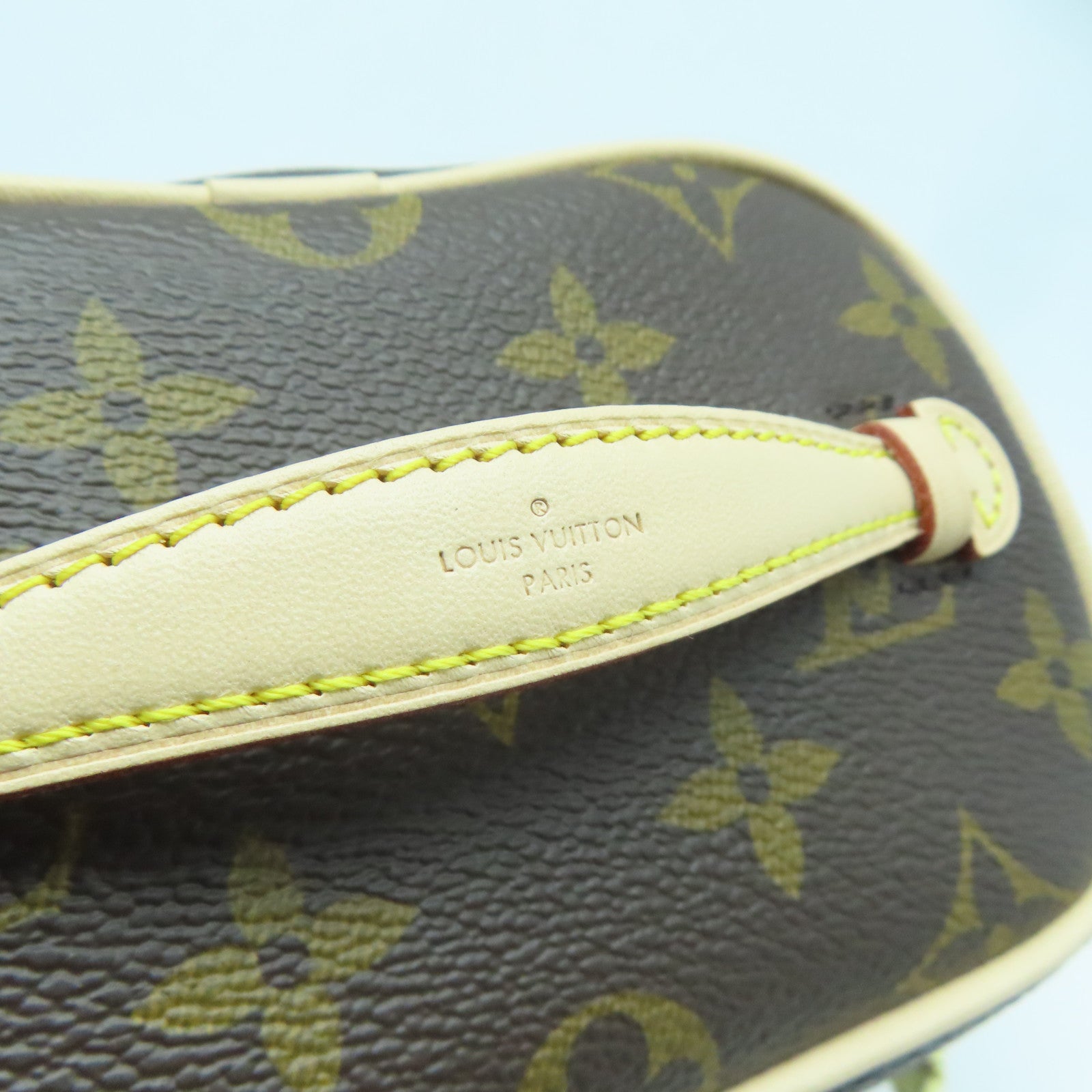 LOUIS VUITTON Monogram Nice Nano金扣化妝袋啡色