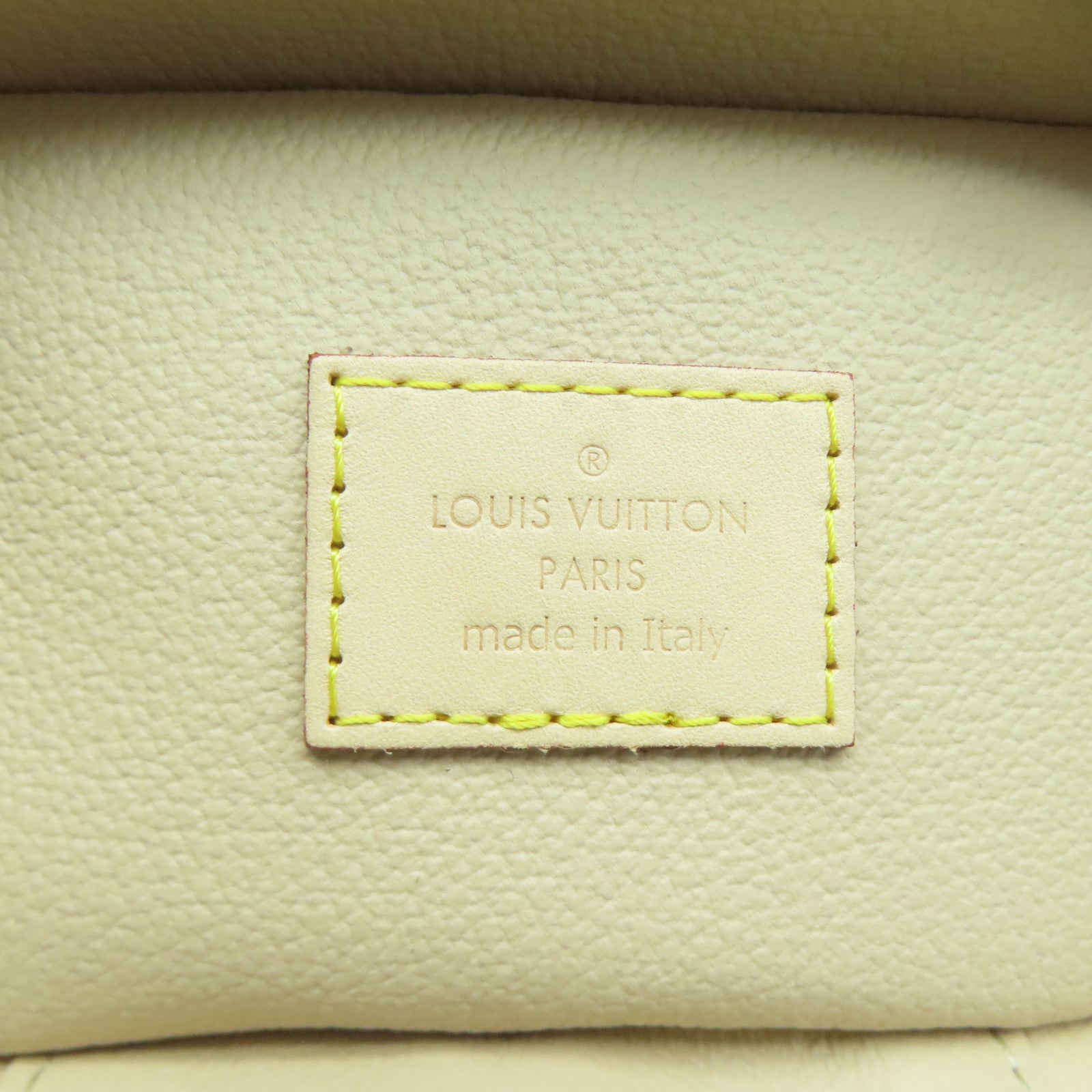 LOUIS VUITTON Monogram Nice Nano金扣化妝袋啡色