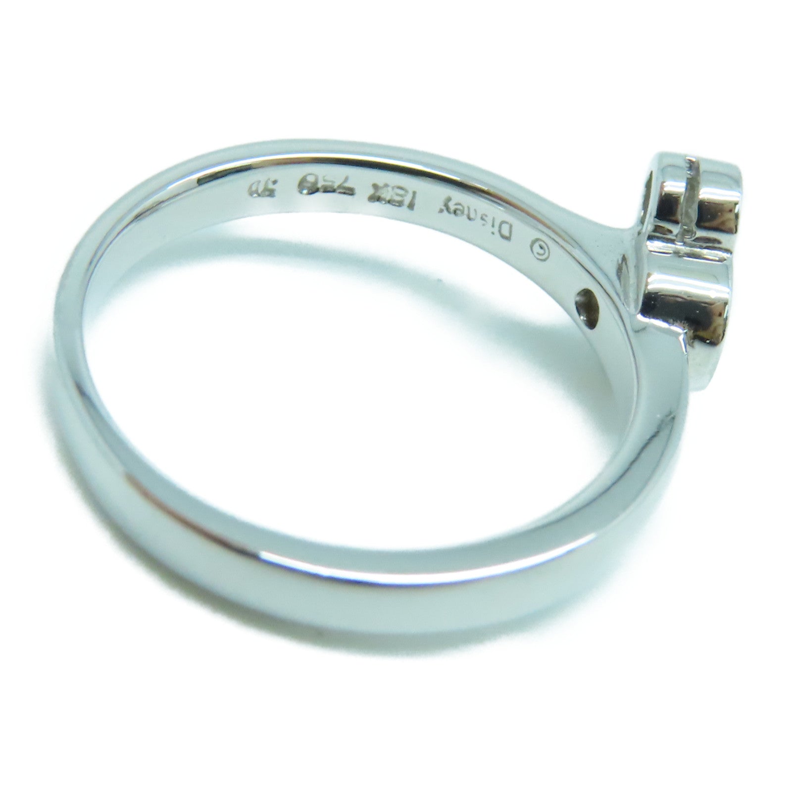 JEWELRY 18K White Gold Diamond Ring 0.20ct Diamond Ring US#5