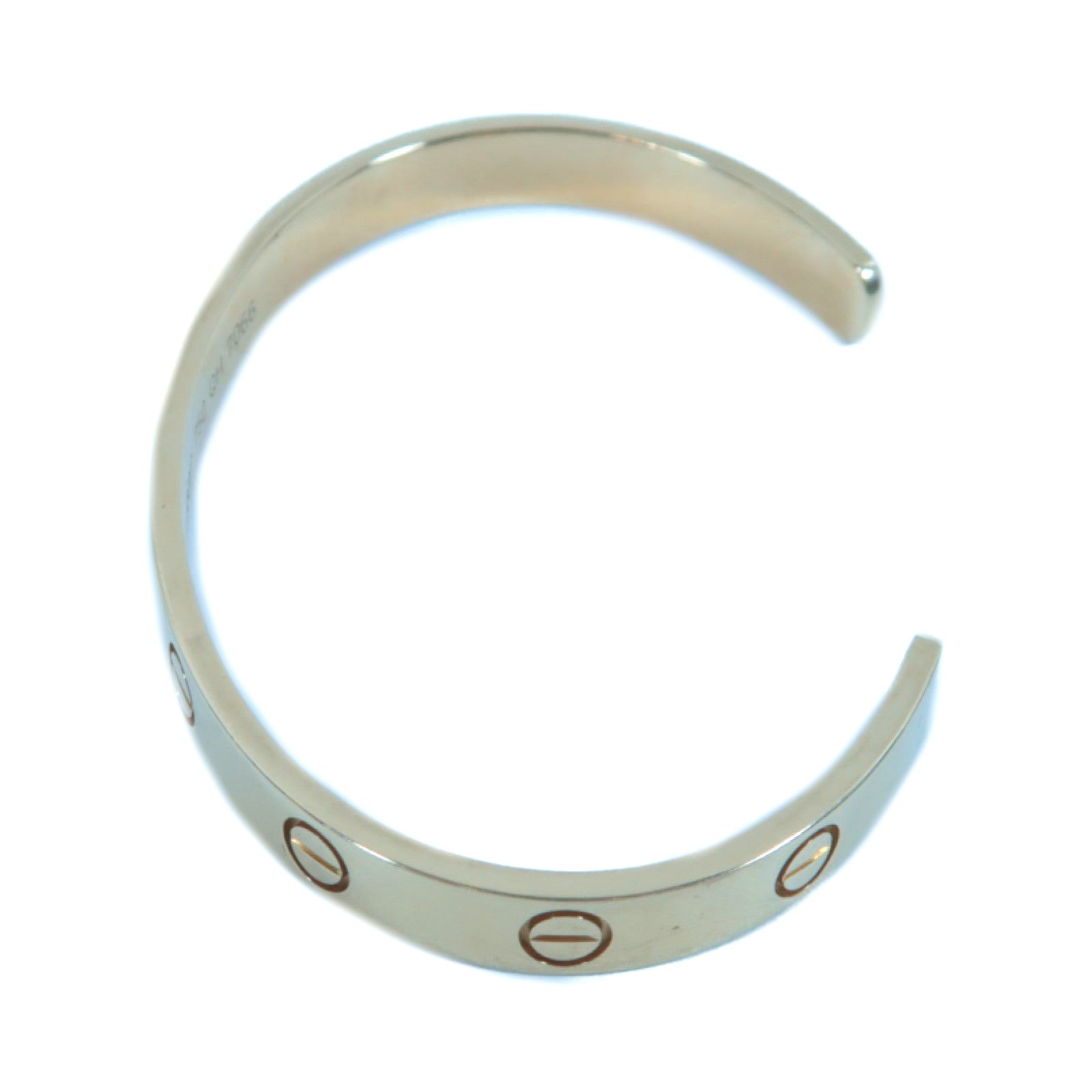 CARTIER 18K玫瑰金Love Bracelet手鐲Cartier#16