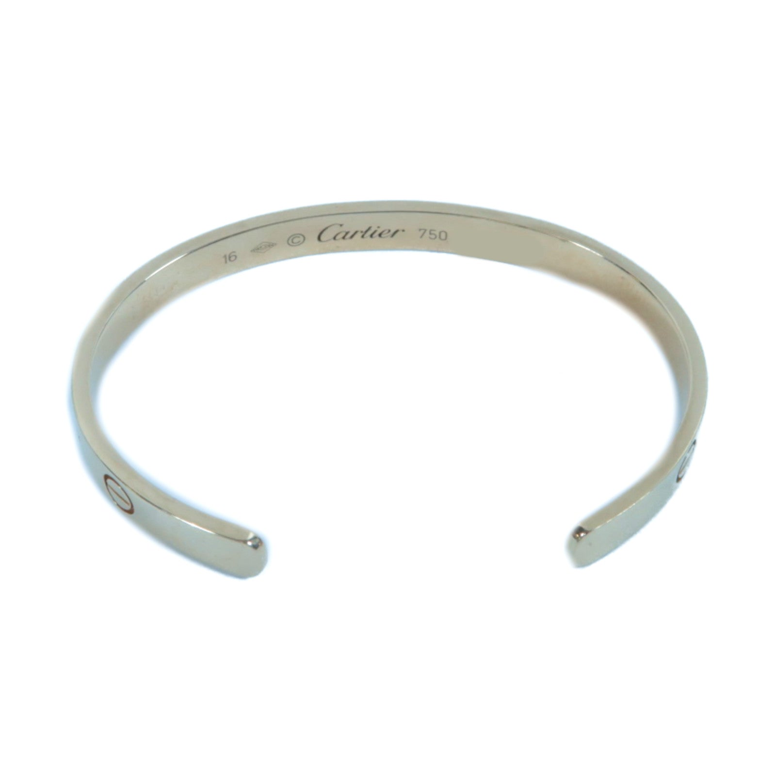 CARTIER 18K玫瑰金Love Bracelet手鐲Cartier#16