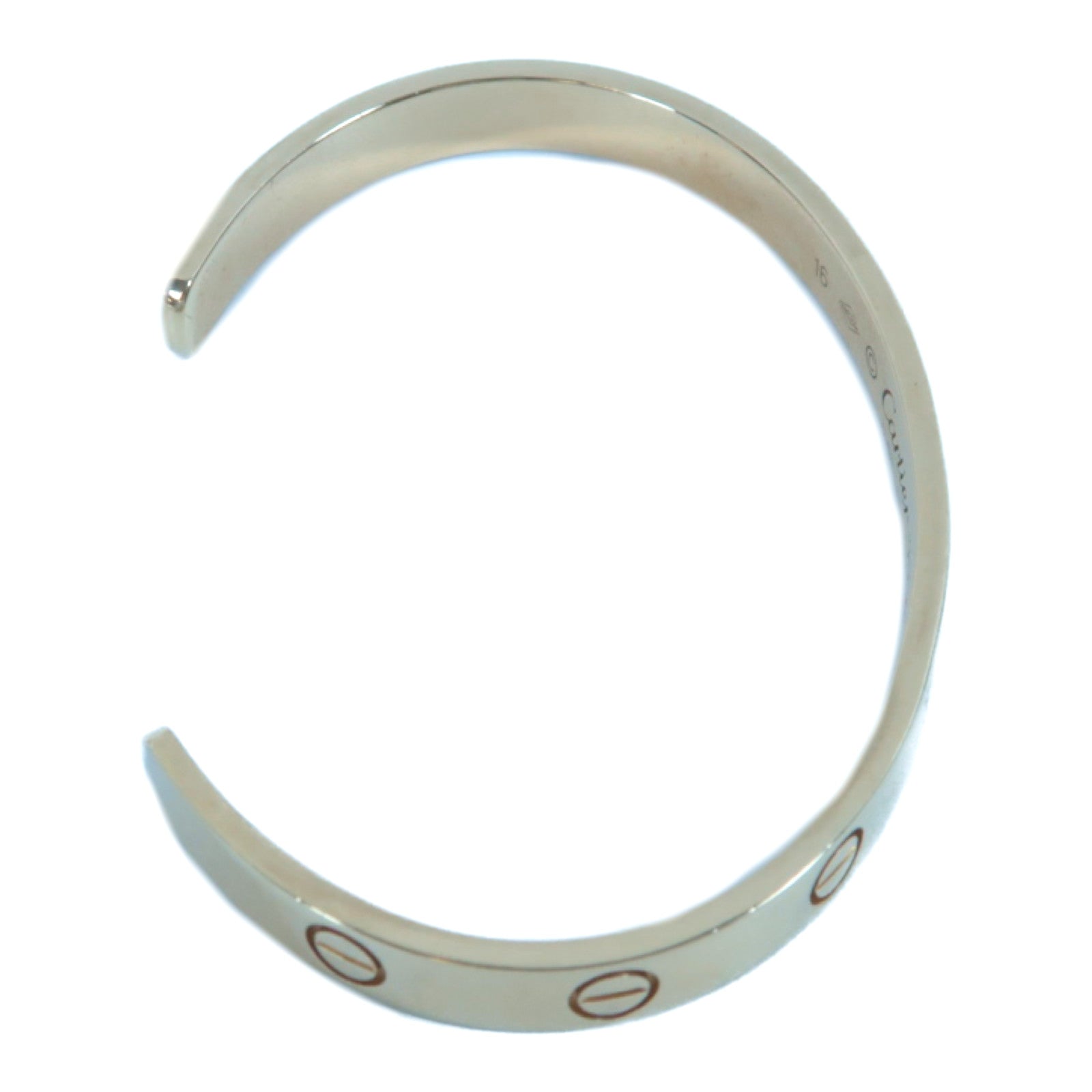 CARTIER 18K玫瑰金Love Bracelet手鐲Cartier#16
