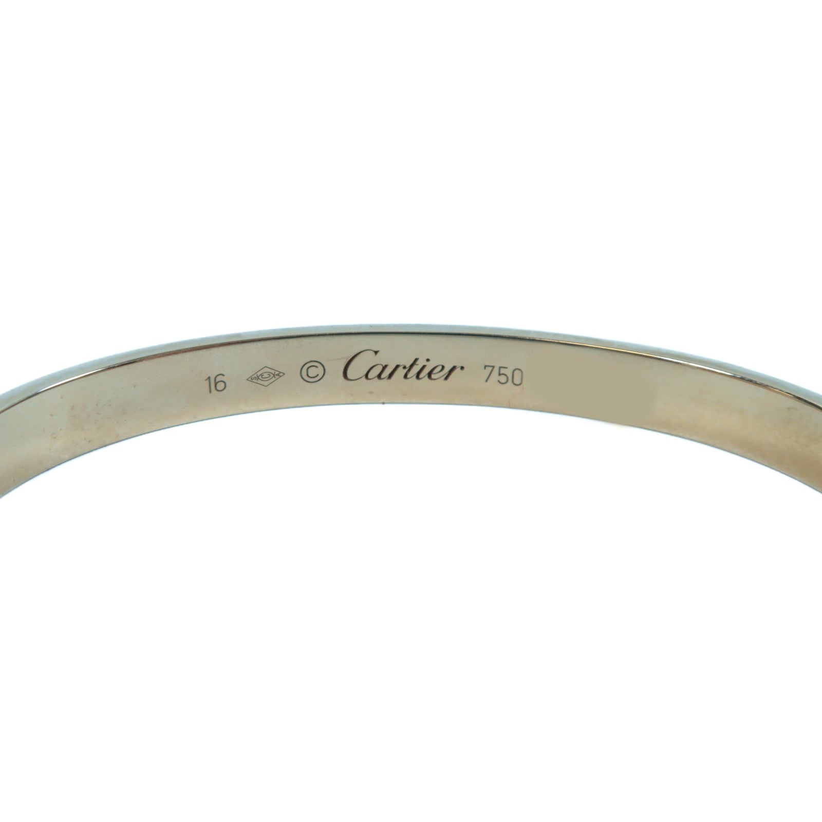 CARTIER 18K玫瑰金Love Bracelet手鐲Cartier#16