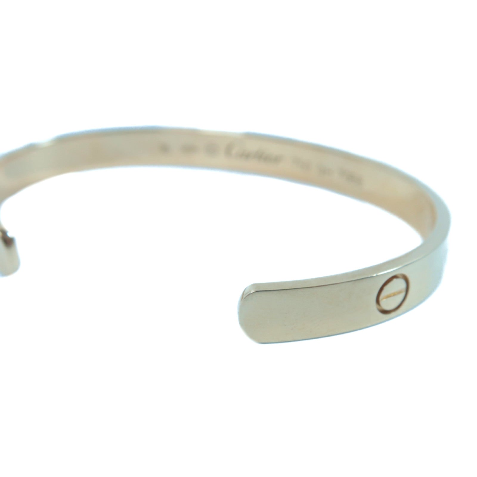 CARTIER 18K玫瑰金Love Bracelet手鐲Cartier#16
