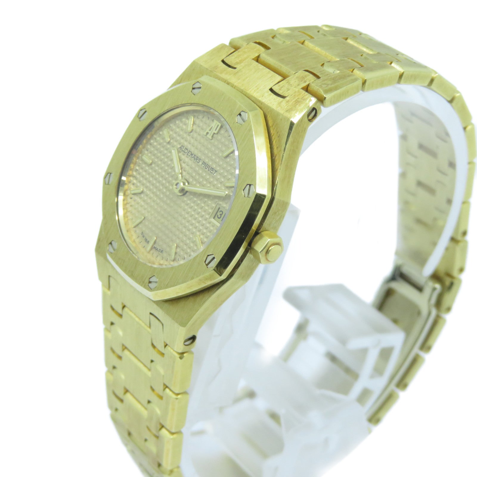 AUDEMARS PIGUET 18K黃金Royal Oak手錶石英機芯金色