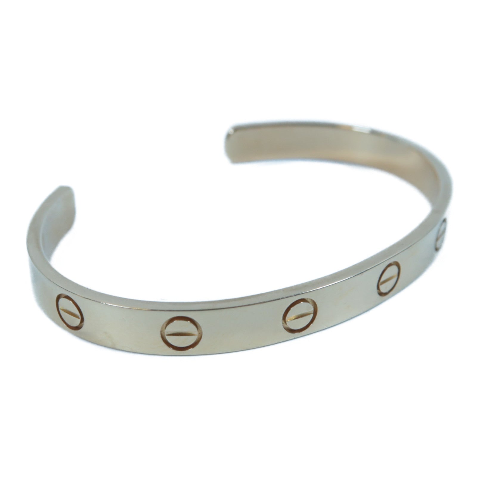 CARTIER 18K玫瑰金Love Bracelet手鐲Cartier#16