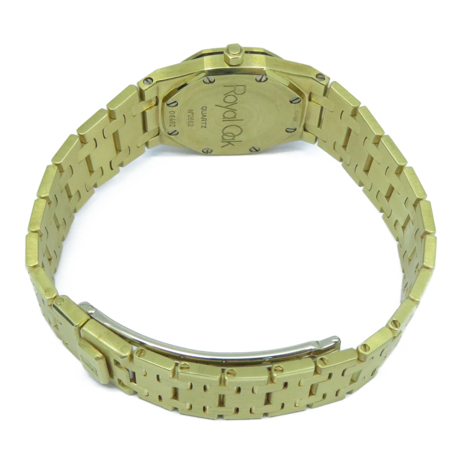 AUDEMARS PIGUET 18K黃金Royal Oak手錶石英機芯金色