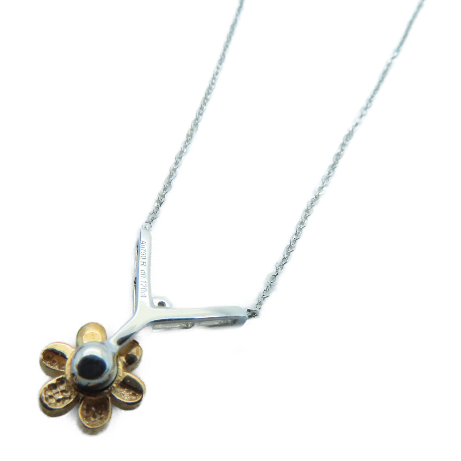JEWELRY 【激減優惠】18K白金Diamond Necklace 0.122ct鑽石項鍊