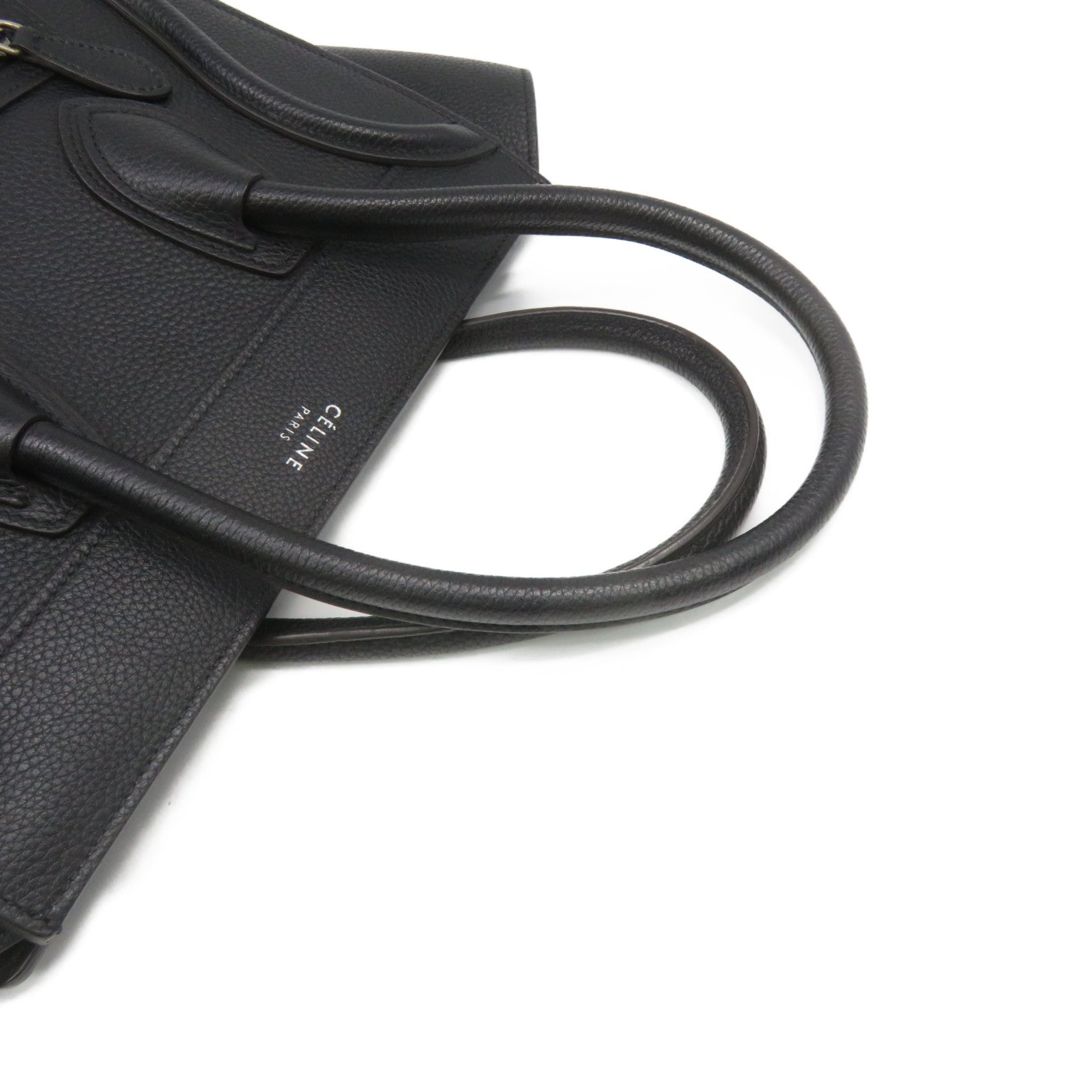 CELINE 【激減優惠】牛皮皮革Micro Luggage Hand Bag手挽袋黑色