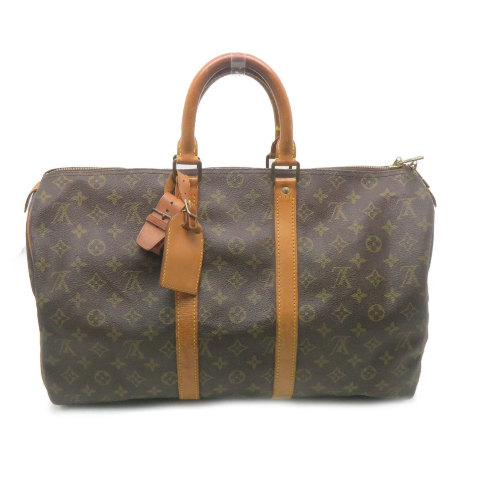 LOUIS VUITTON Monogram Keepall 45 Boston Bag旅行包啡色