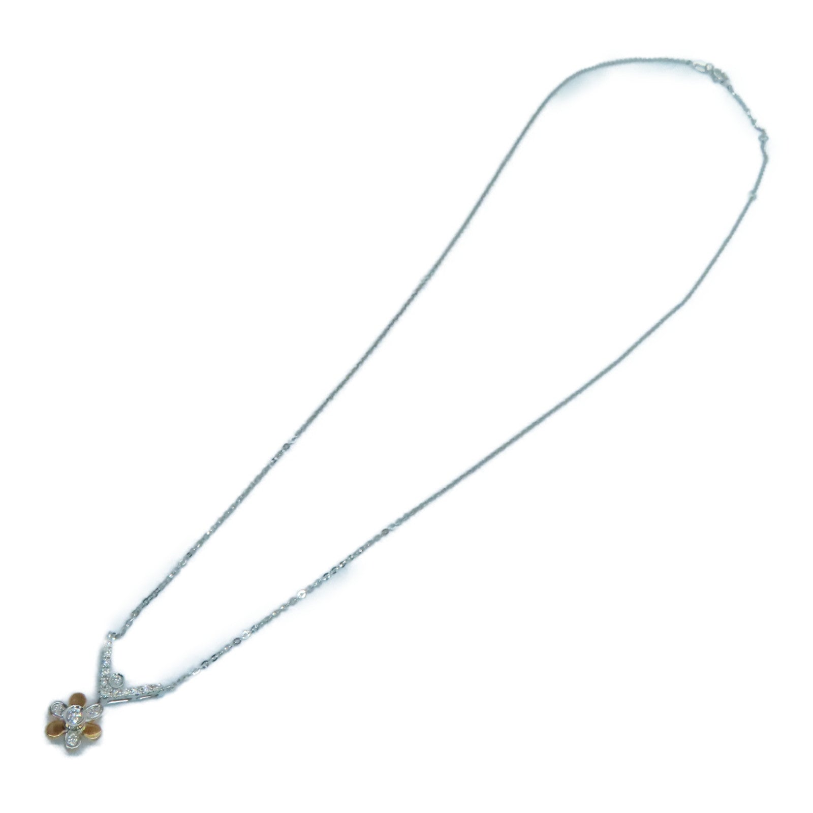 JEWELRY 【激減優惠】18K白金Diamond Necklace 0.122ct鑽石項鍊