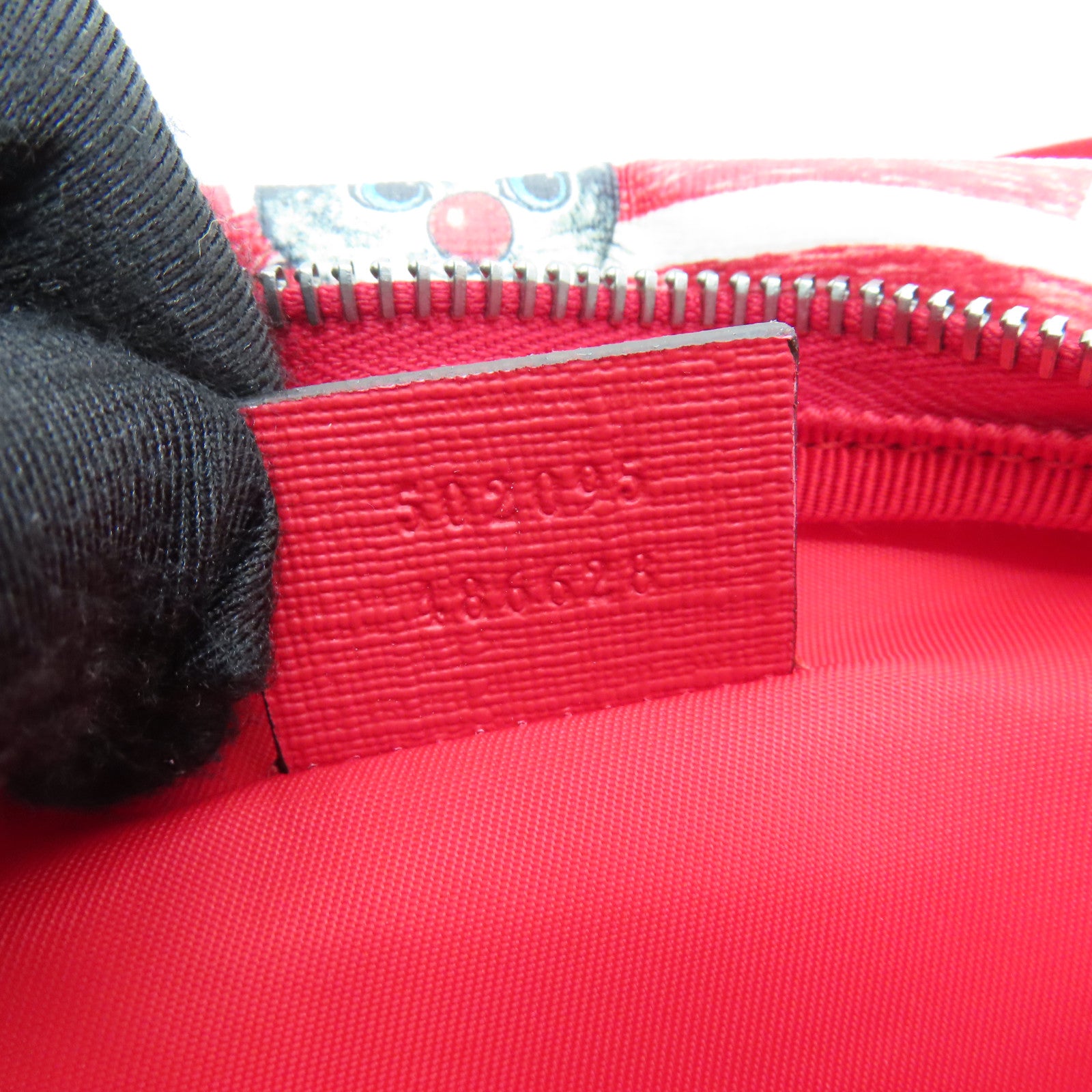 GUCCI Coated Canvas Waist Bag Red/White