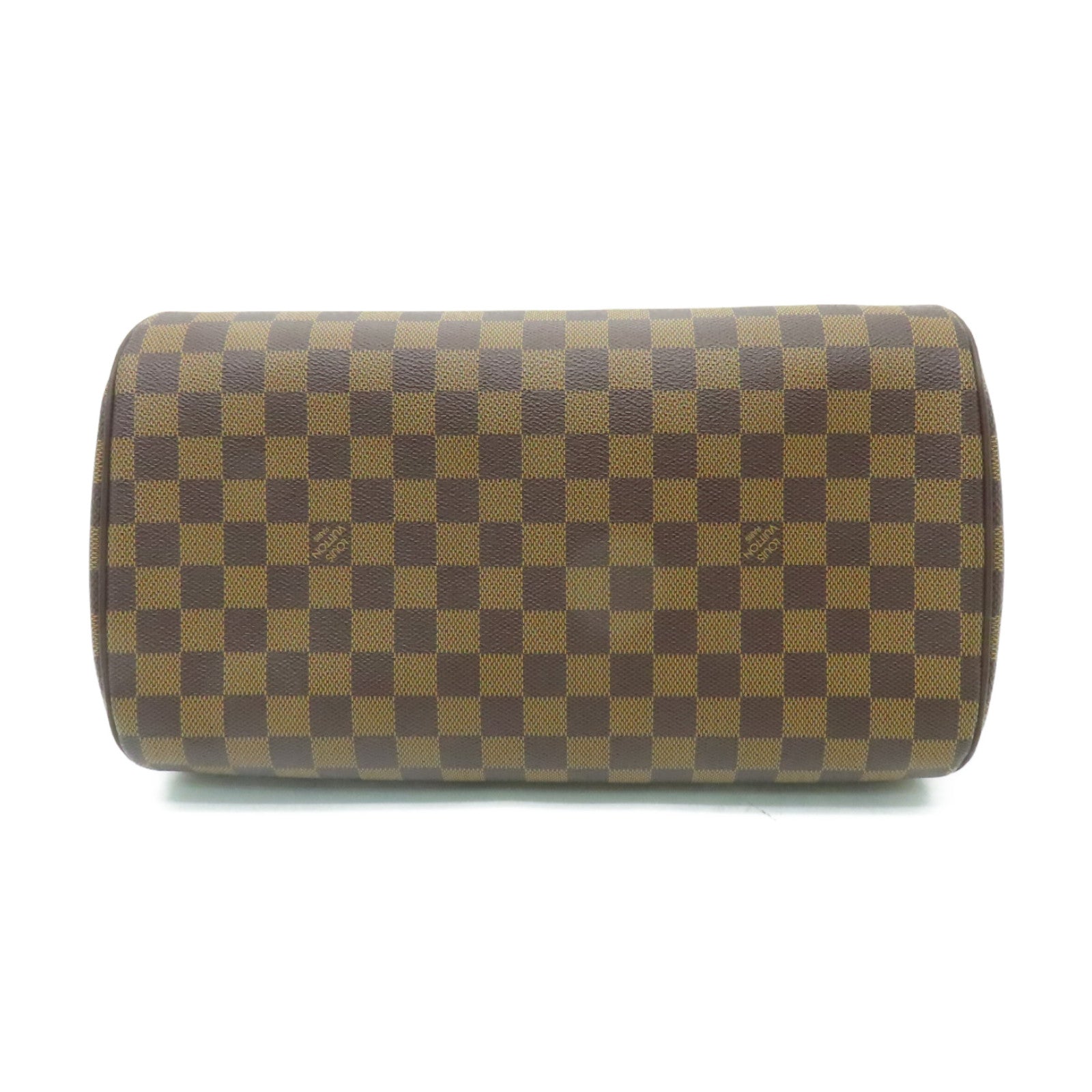 LOUIS VUITTON Damier Ribera MM金扣手挽袋啡色