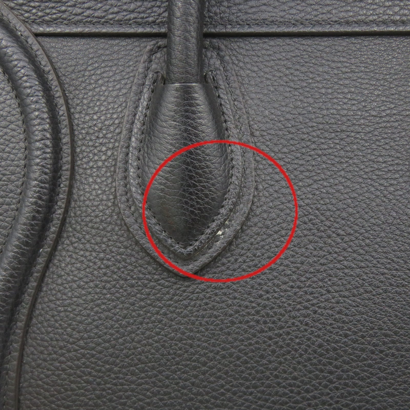 CELINE 【激減優惠】牛皮皮革Micro Luggage Hand Bag手挽袋黑色