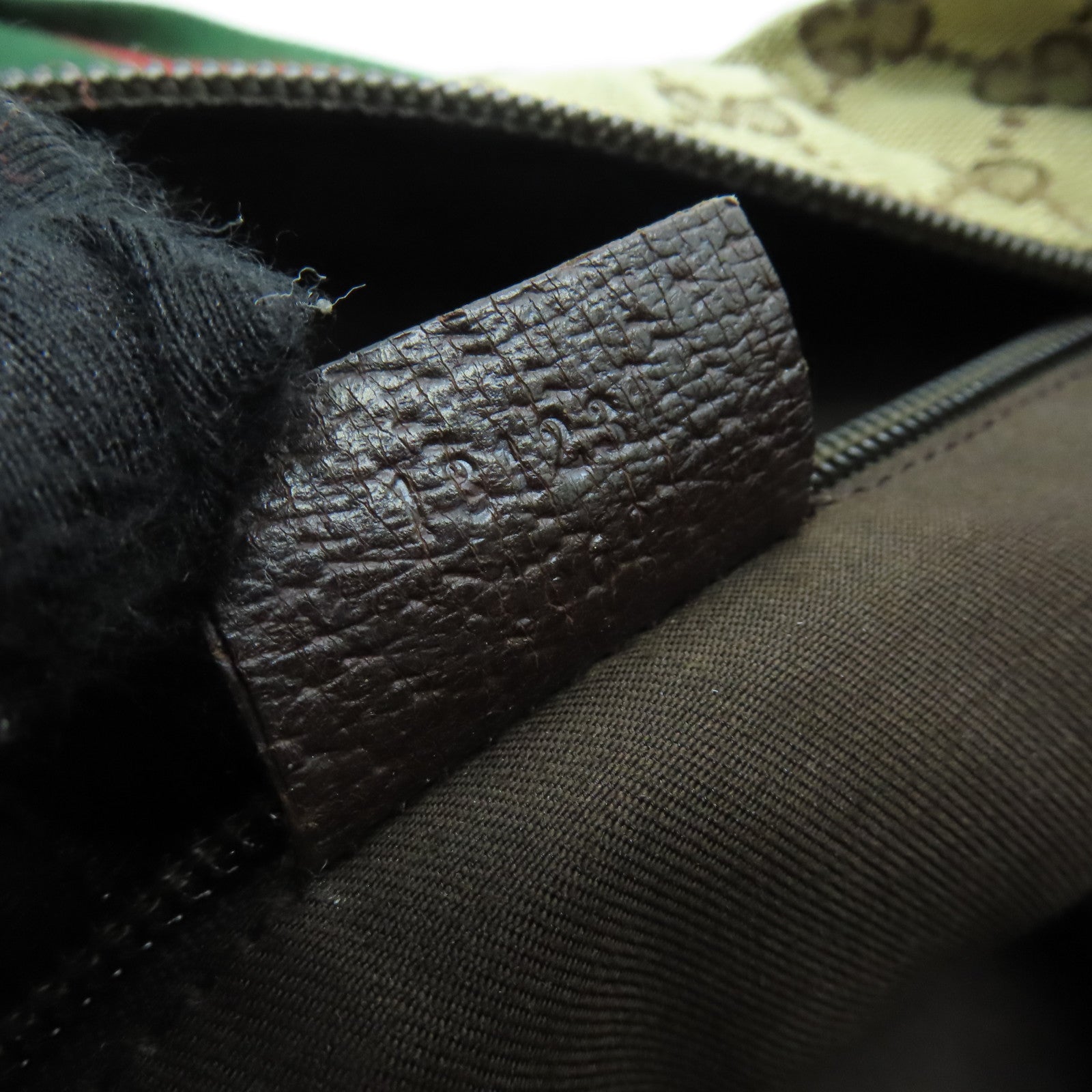 GUCCI 帆布Hand Bag银扣手挽袋棕色