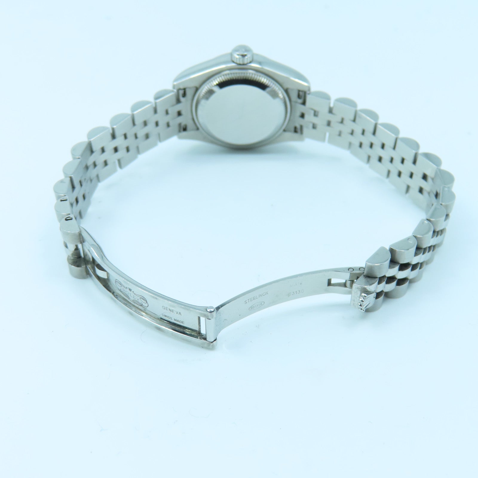 ROLEX Datejust18K白金/不锈钢手表自动机芯黑色