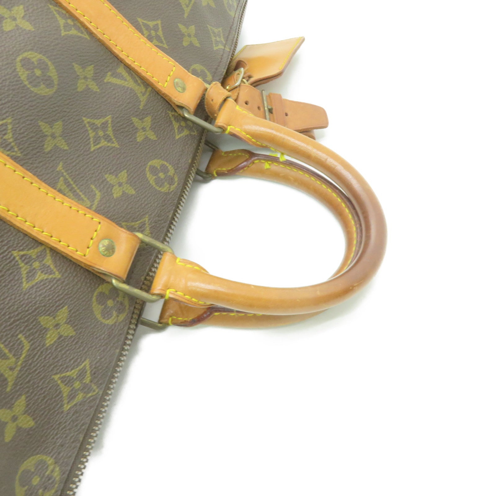LOUIS VUITTON Monogram Keepall 45 Boston Bag旅行包啡色
