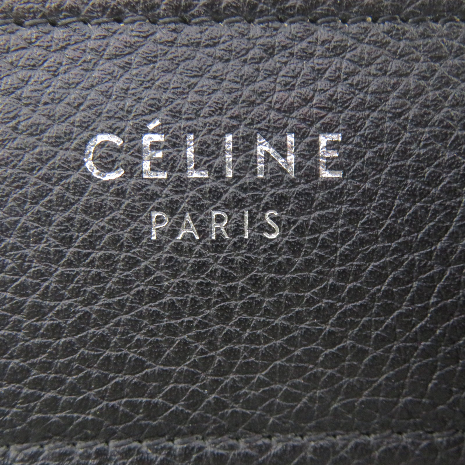 CELINE 【激減優惠】牛皮皮革Micro Luggage Hand Bag手挽袋黑色