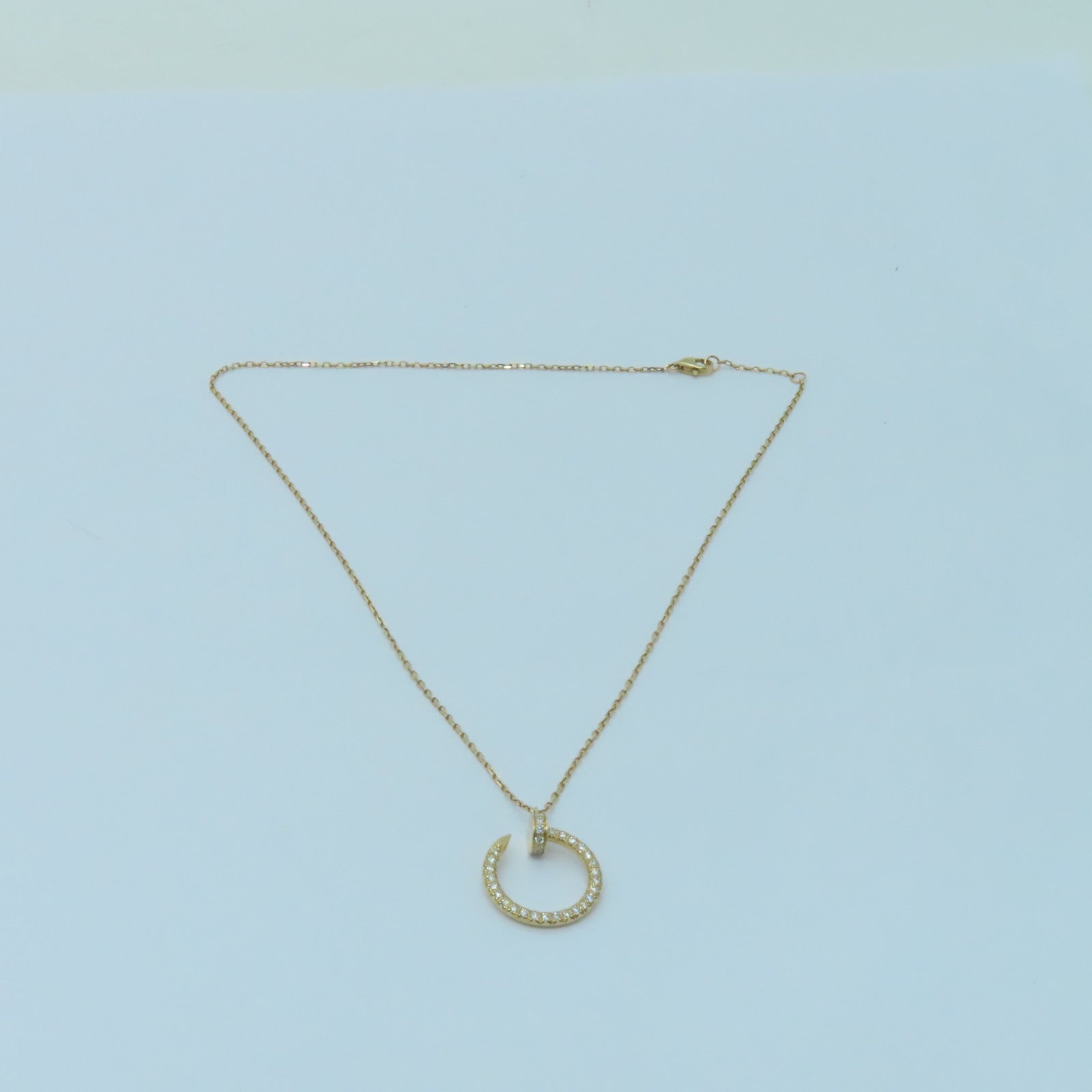 CARTIER 18K玫瑰金Juste Un Clou項鍊