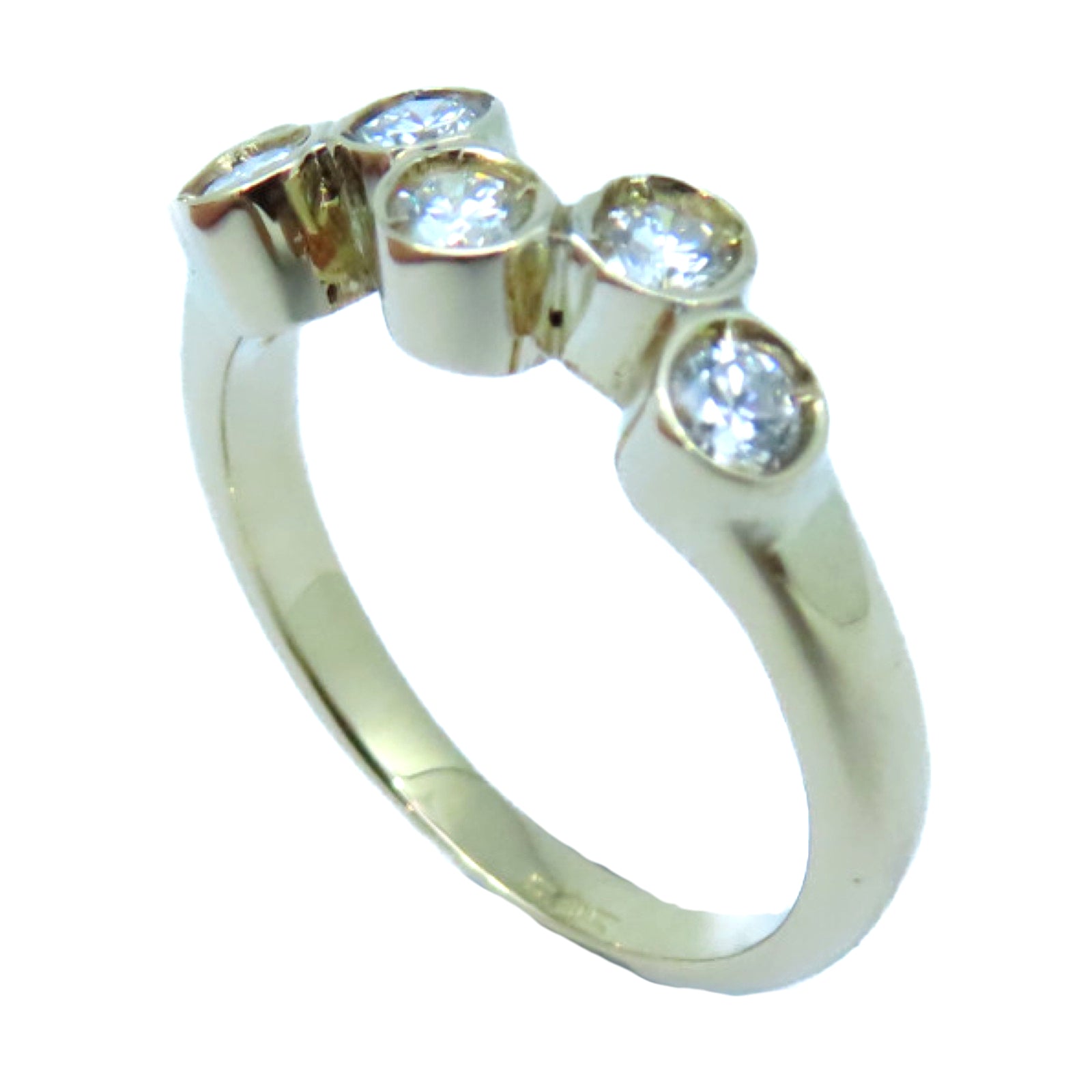JEWELRY 14K黄金Diamond Ring钻石戒指US#5.5