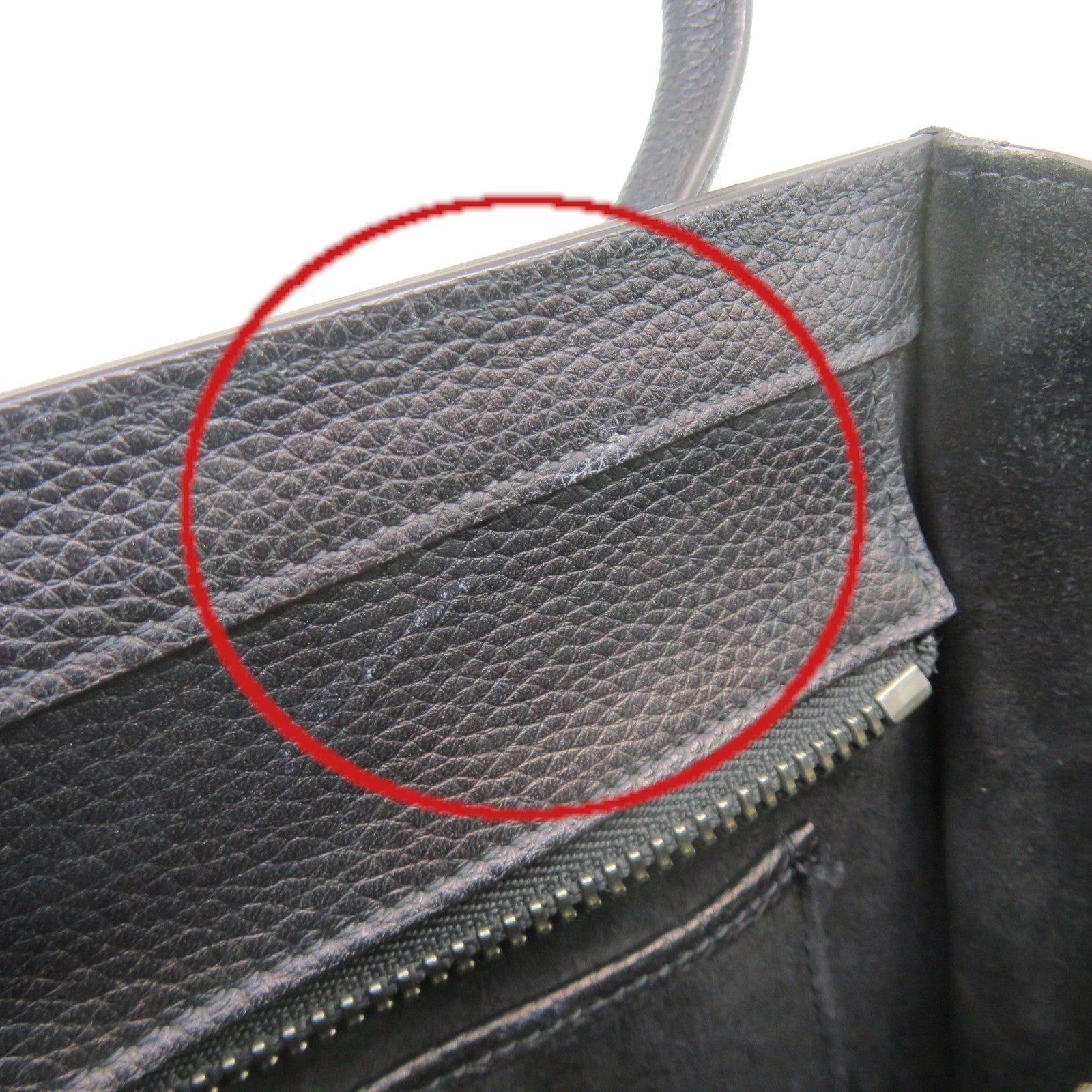 CELINE 【激減優惠】牛皮皮革Micro Luggage Hand Bag手挽袋黑色