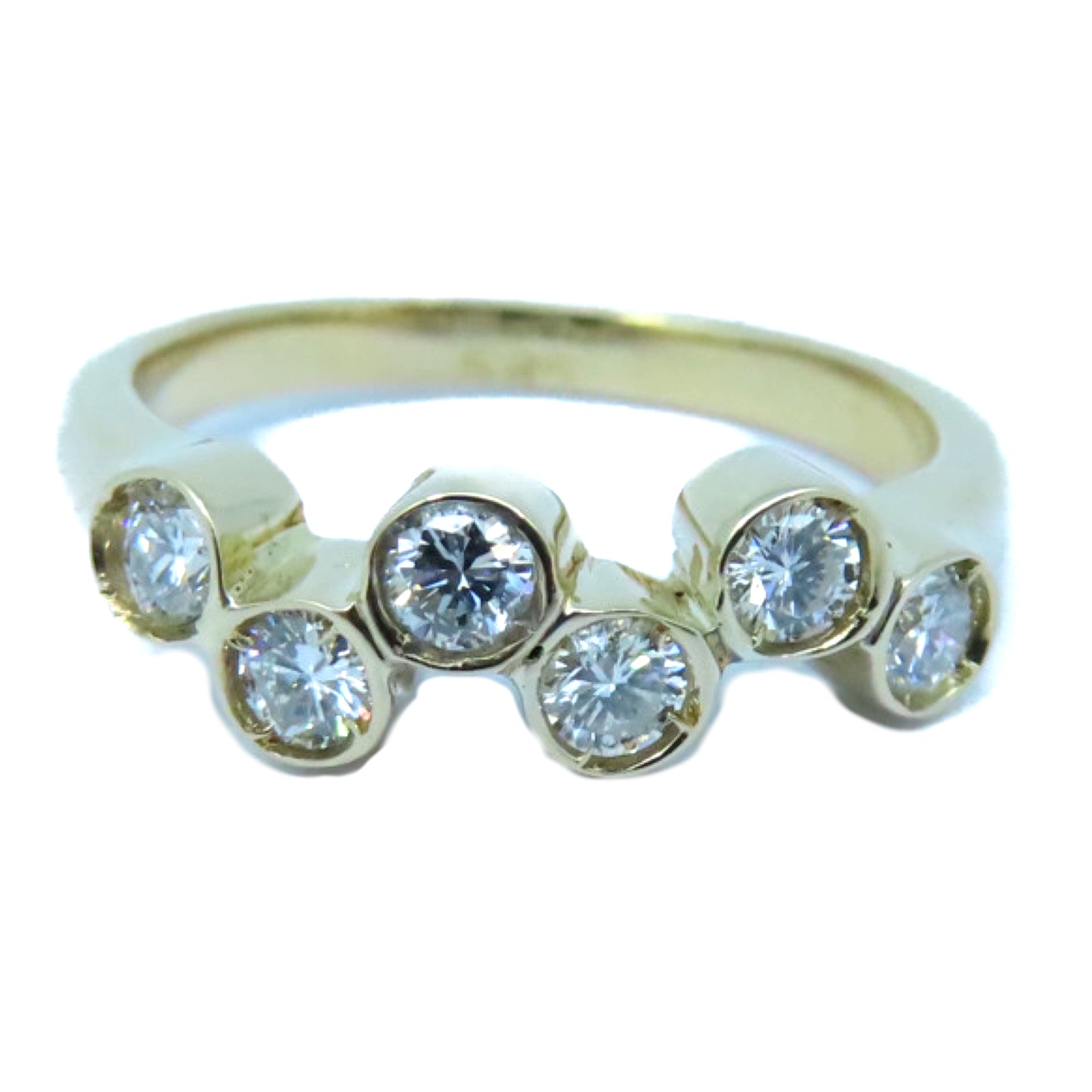 JEWELRY 14K黄金Diamond Ring钻石戒指US#5.5