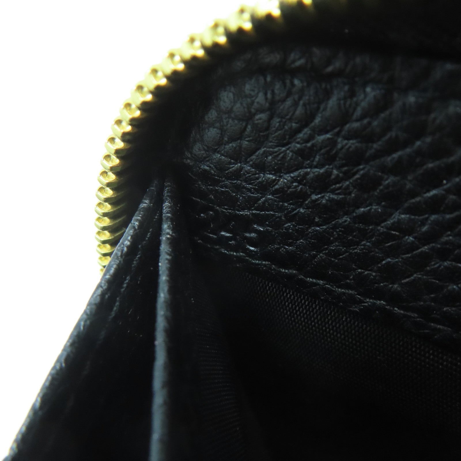 PRADA 牛皮皮革Long wallet金扣長錢包黑色
