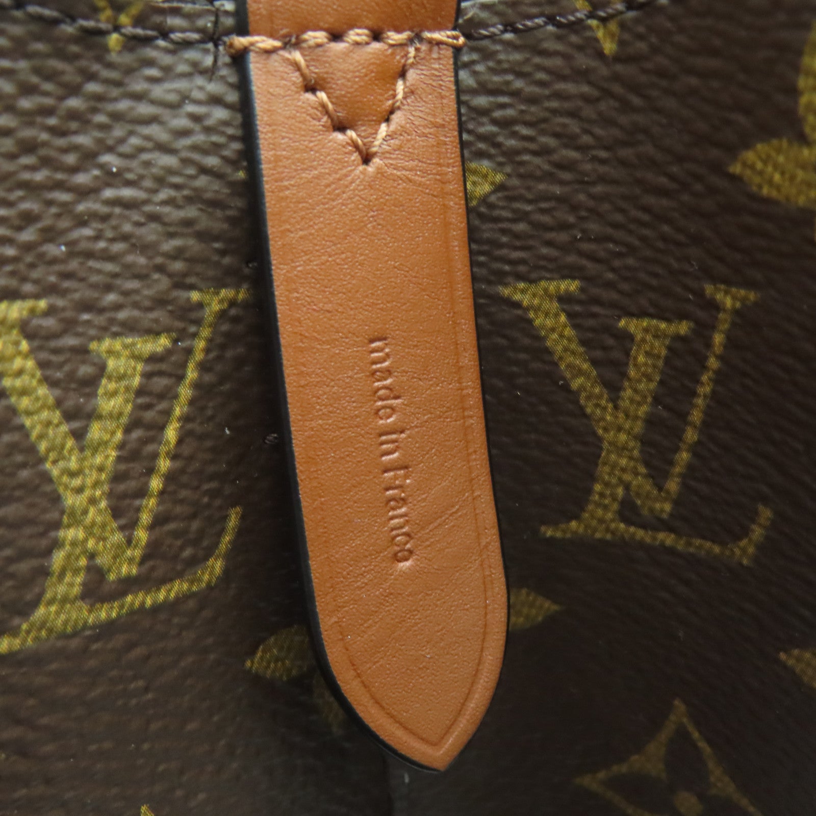 LOUIS VUITTON Monogram NoeNoe MM Gold Buckle Shoulder Bag Brown