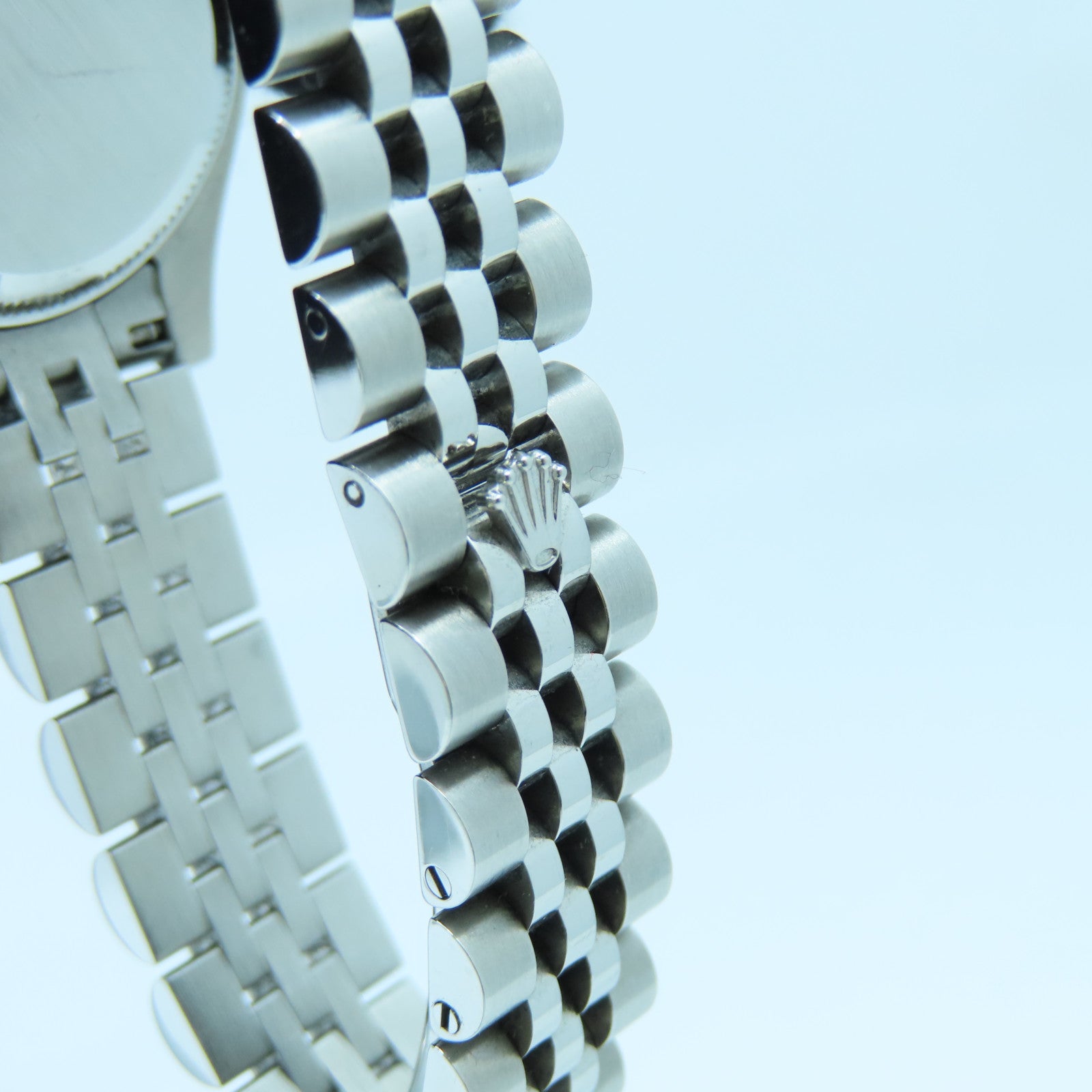 ROLEX Datejust18K白金/不锈钢手表自动机芯黑色