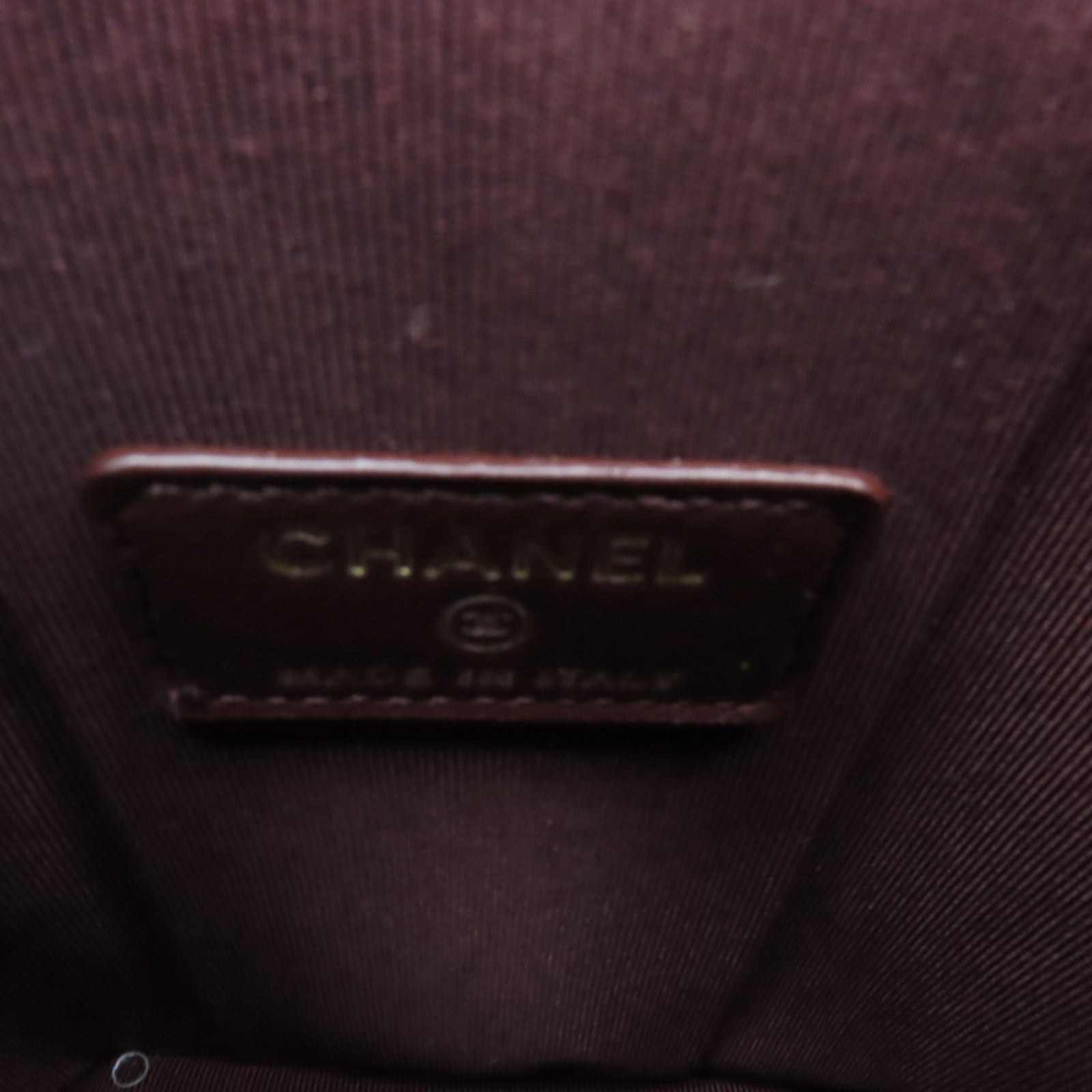 CHANEL 菱格Caviar皮革Chain Shoulder Bag金扣鏈帶肩背袋黒色