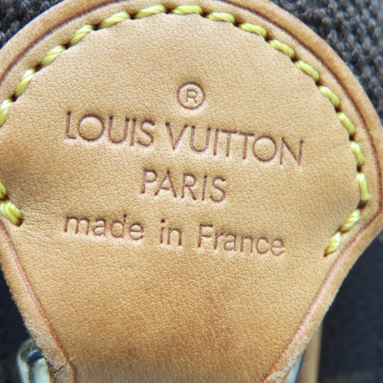 LOUIS VUITTON Monogram Reporter金扣肩背袋棕色