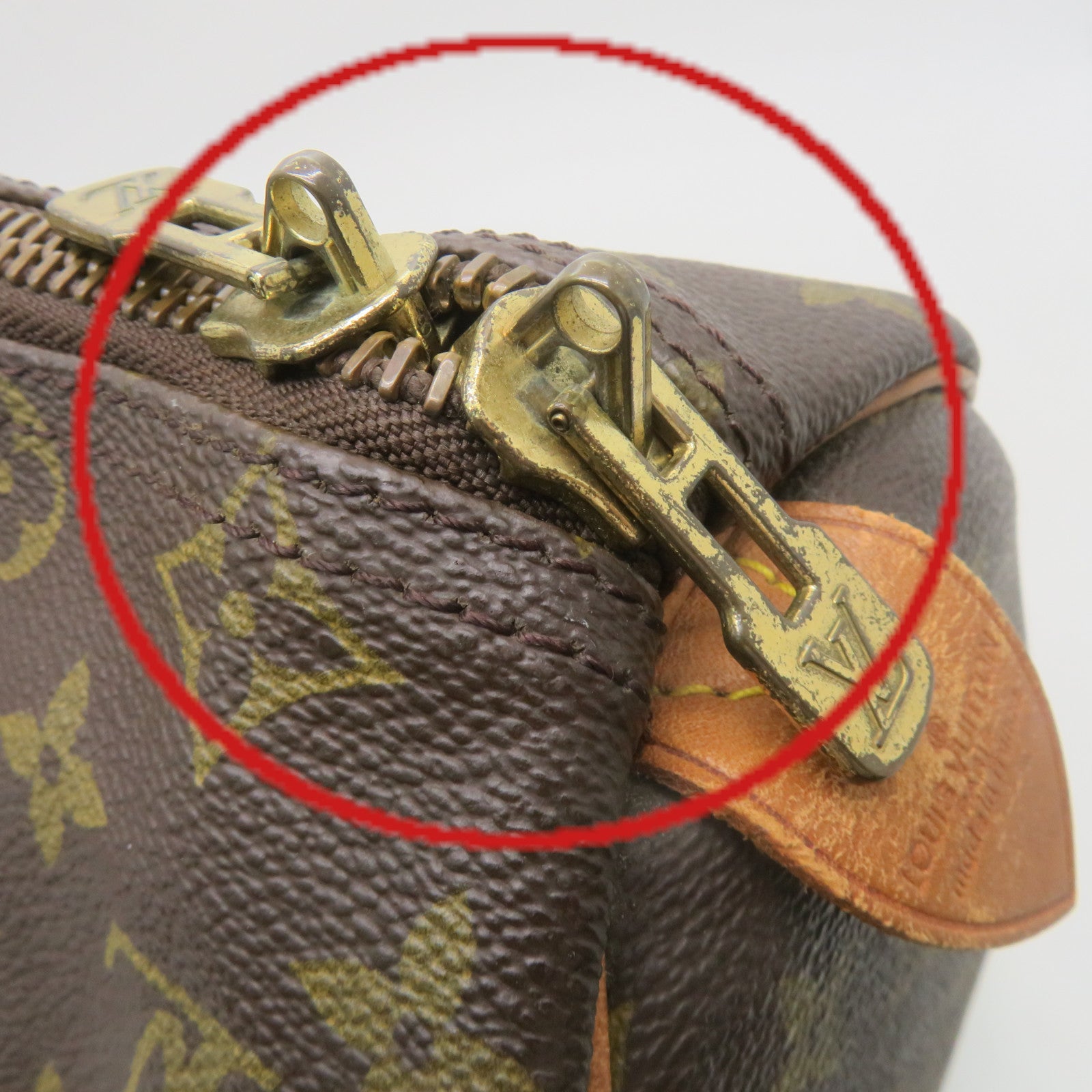 LOUIS VUITTON Monogram Keepall 45 Boston Bag旅行包啡色