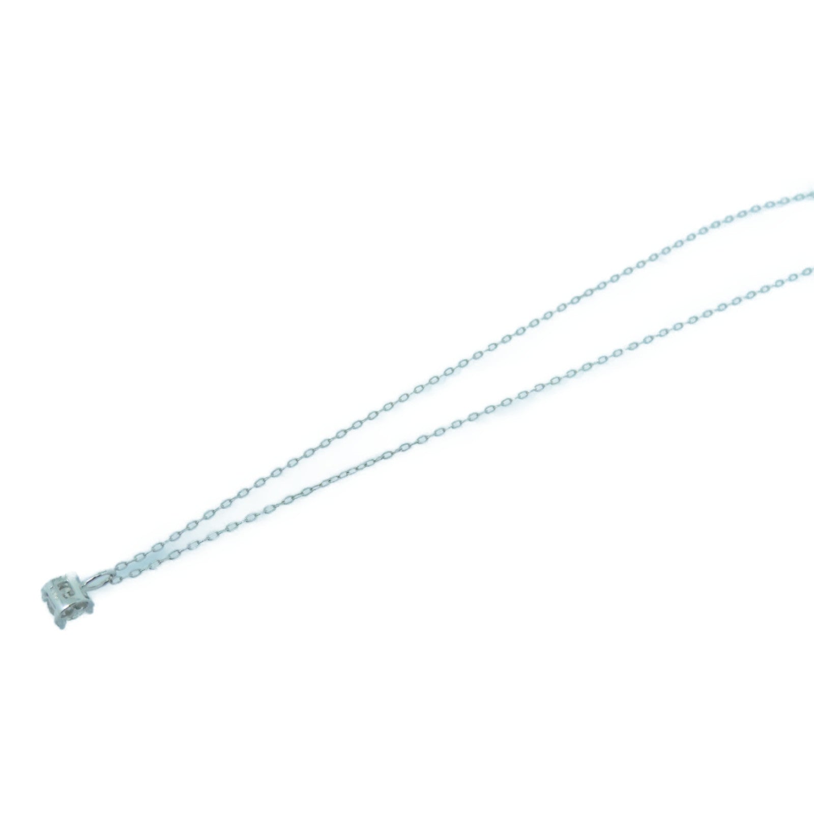 JEWELRY 18K白金Diamond Necklace 0.20ct钻石项链