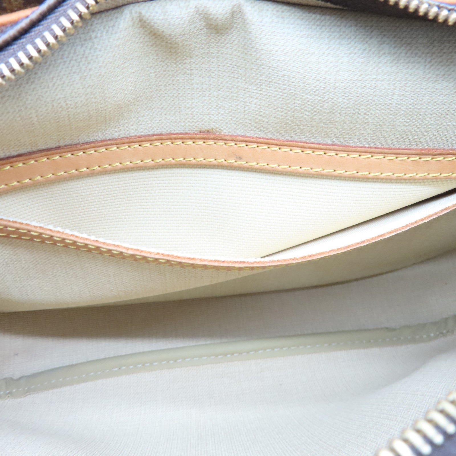LOUIS VUITTON Monogram Reporter金扣肩背袋棕色