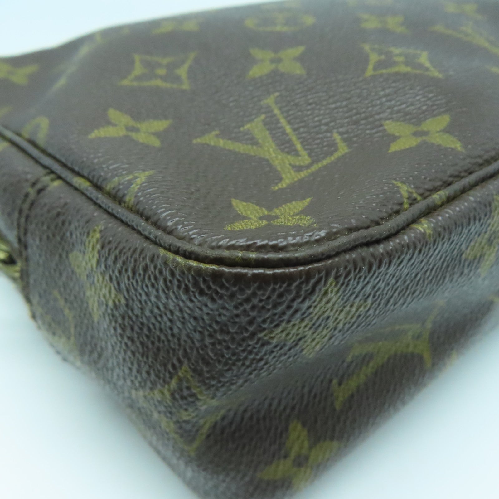 LOUIS VUITTON 【激減優惠】Monogram Trousse Toilette 28金扣手拿包啡色