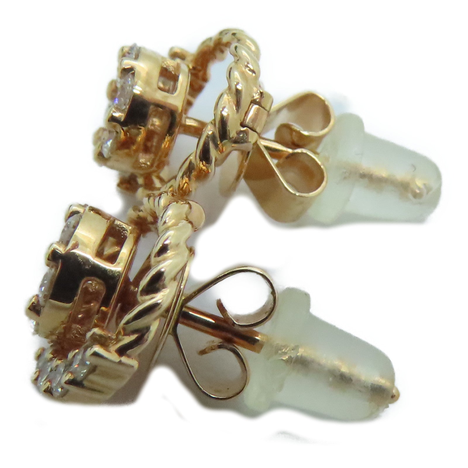 JEWELRY 【激減優惠】18K玫瑰金Diamond Earring 0.4ct鑽石耳環