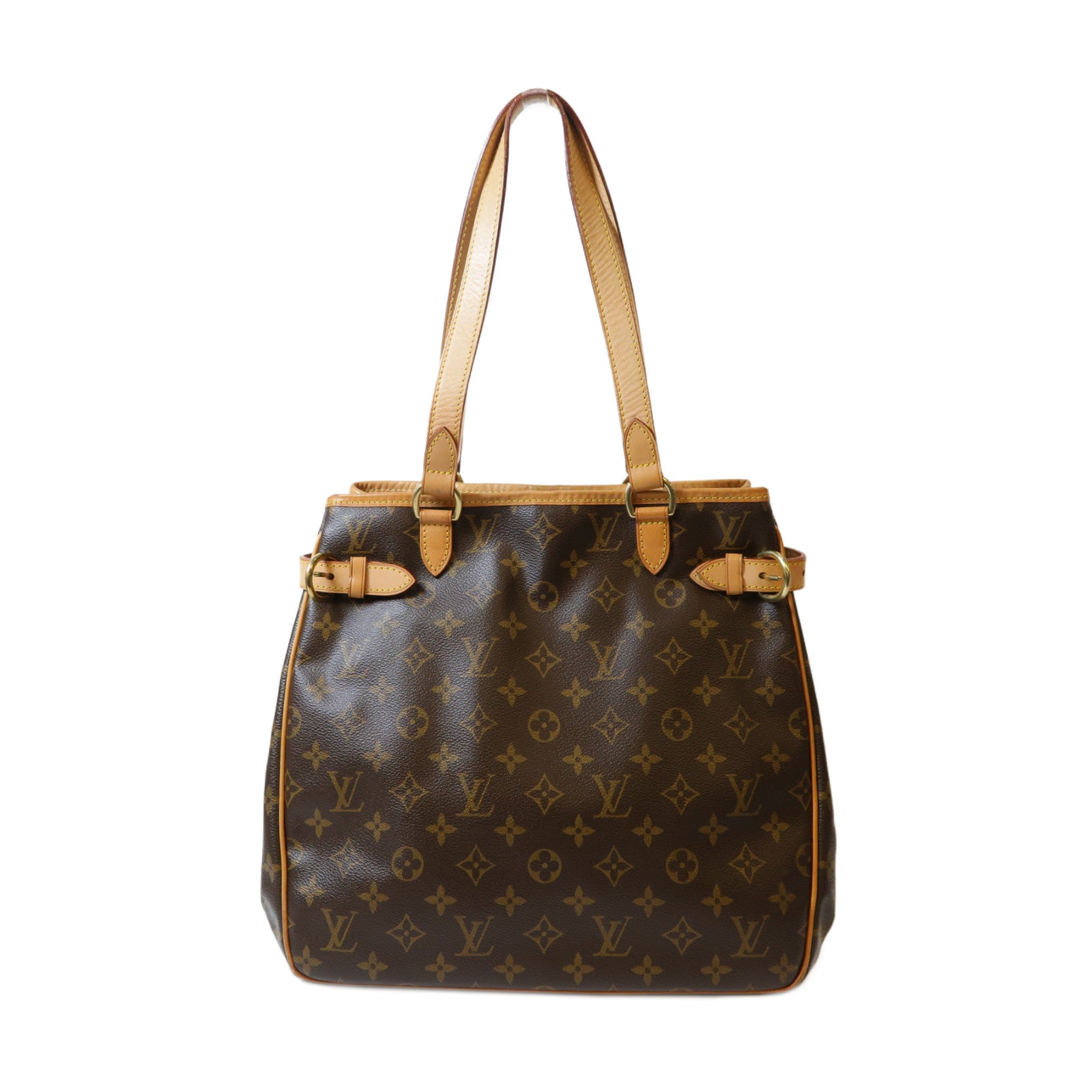 LOUIS VUITTON Monogram Batignolles Horizont金扣肩背袋啡色