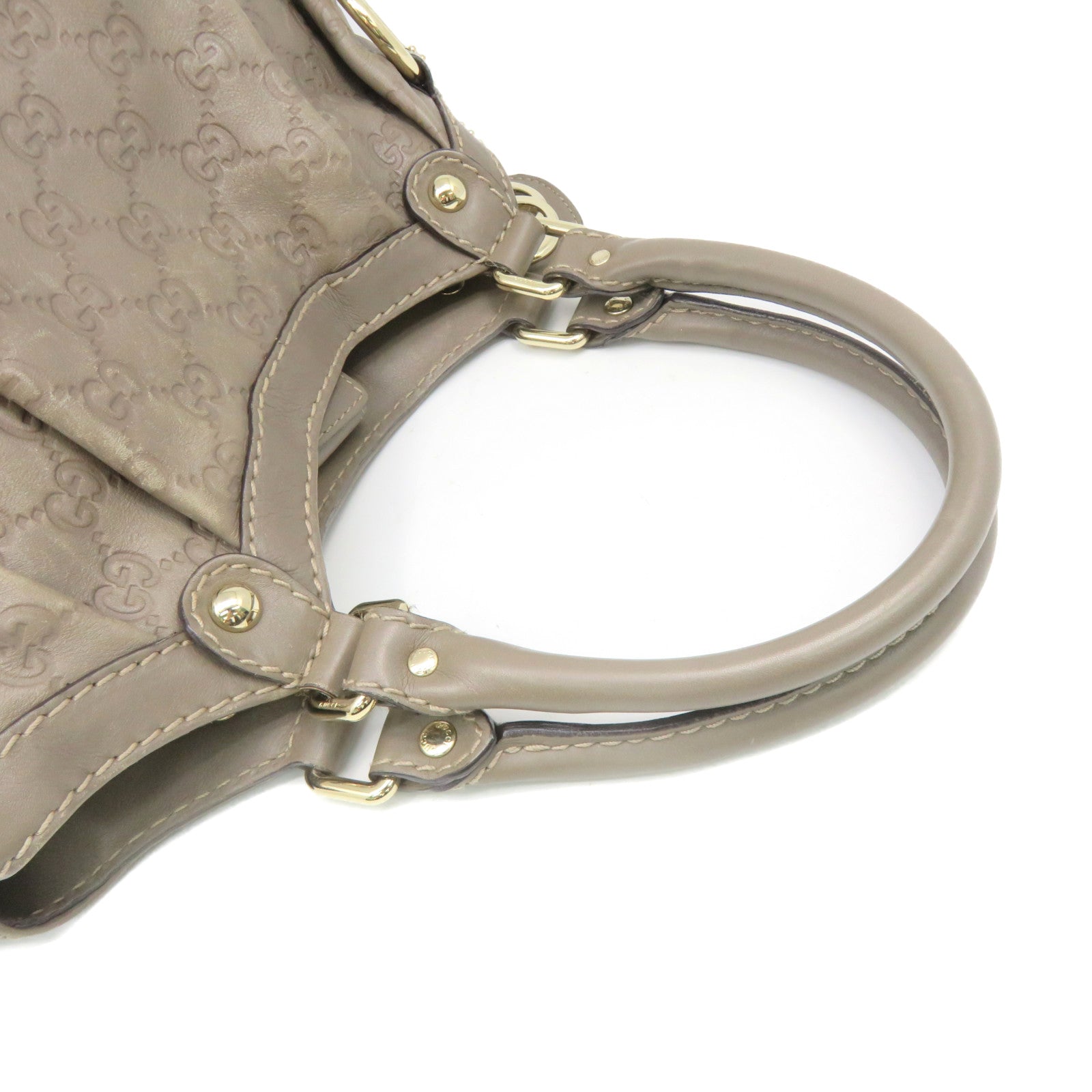 GUCCI 【激减优惠】牛皮皮革Sukey Tote Bag手挽袋灰色